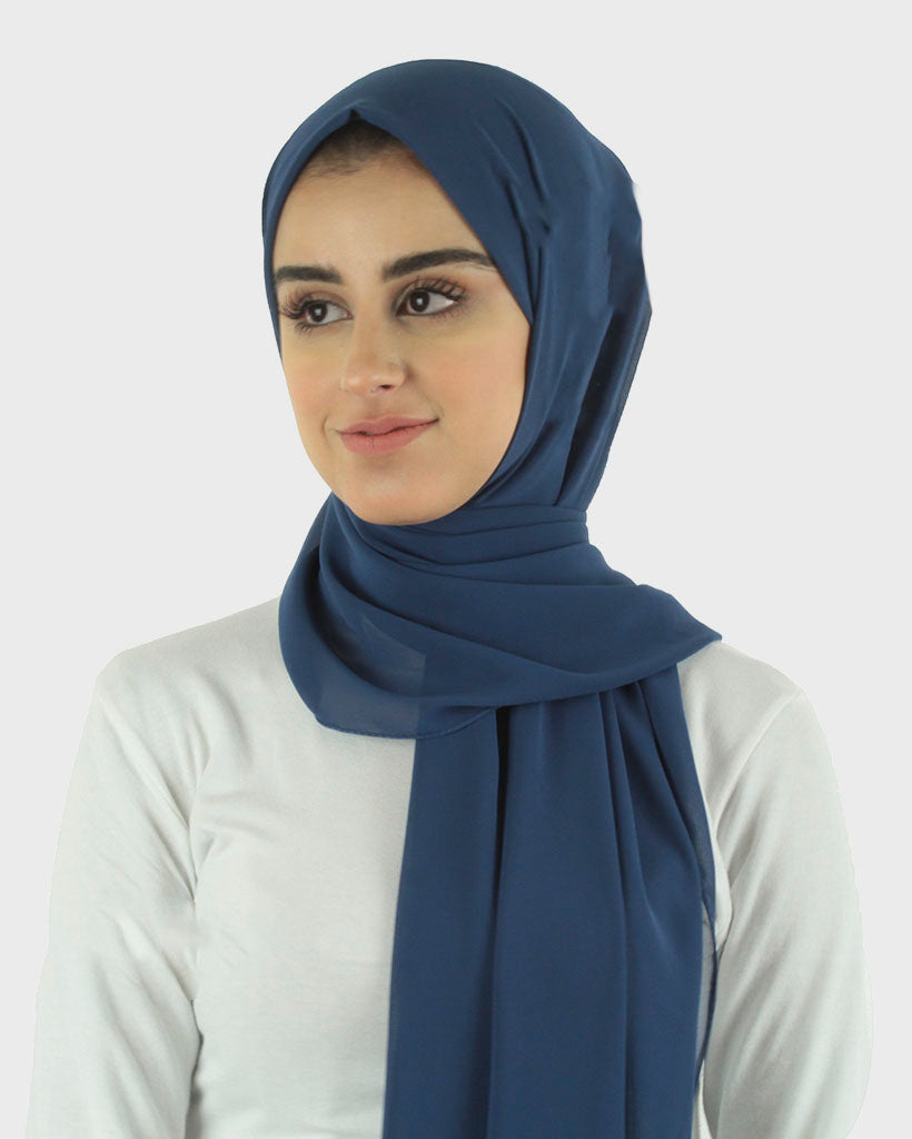 Hijab - Chiffon - Royal Blue