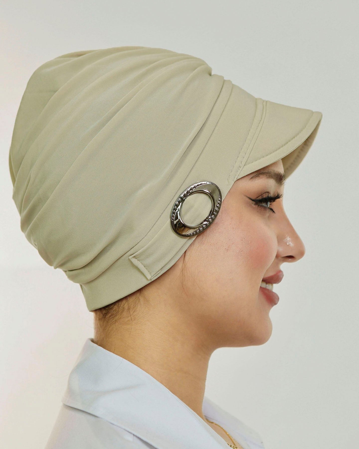 Turban - Bella Lycra - Light Beige