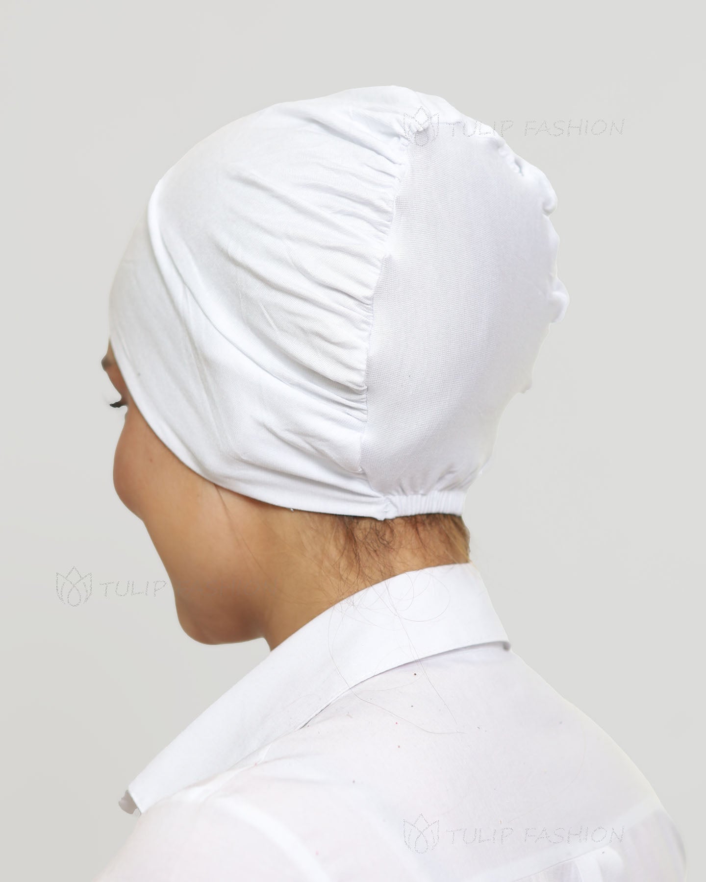 Cap - Cross whole coverage - White