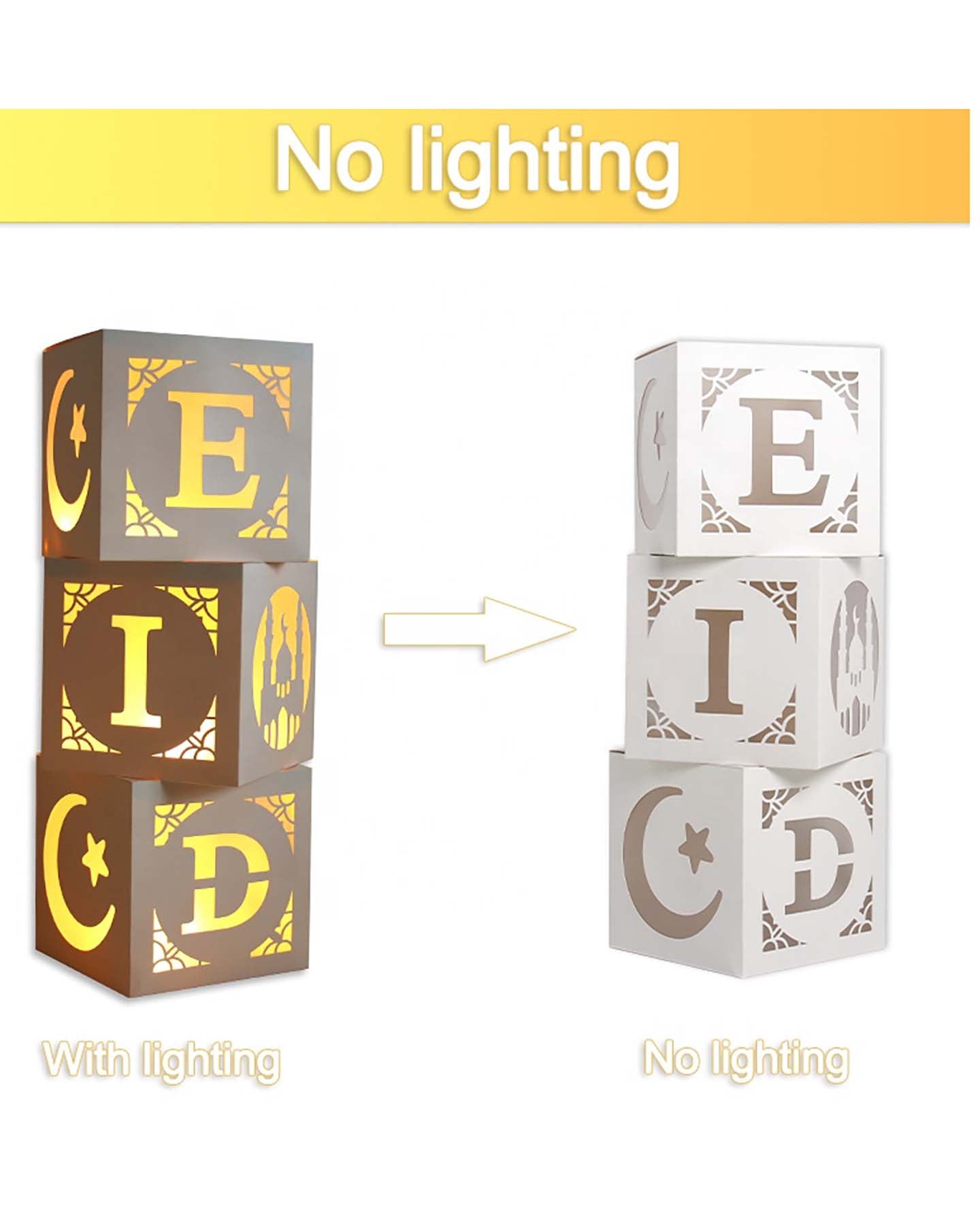 Decoration - Eid box 3 pack