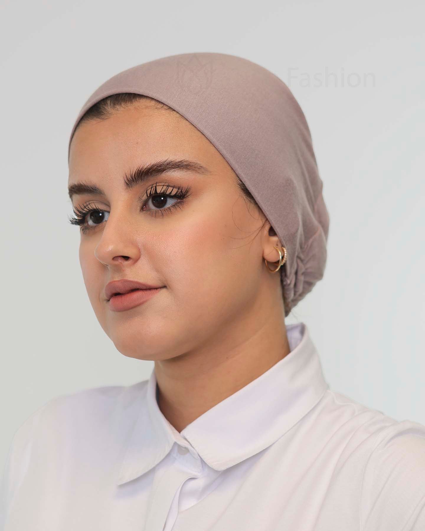 Underscarf - High elastic tie-back - Mauve