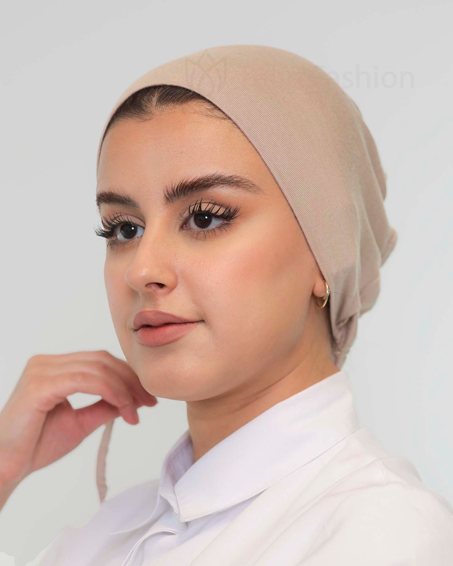 Underscarf - High elastic tie-back - Beige