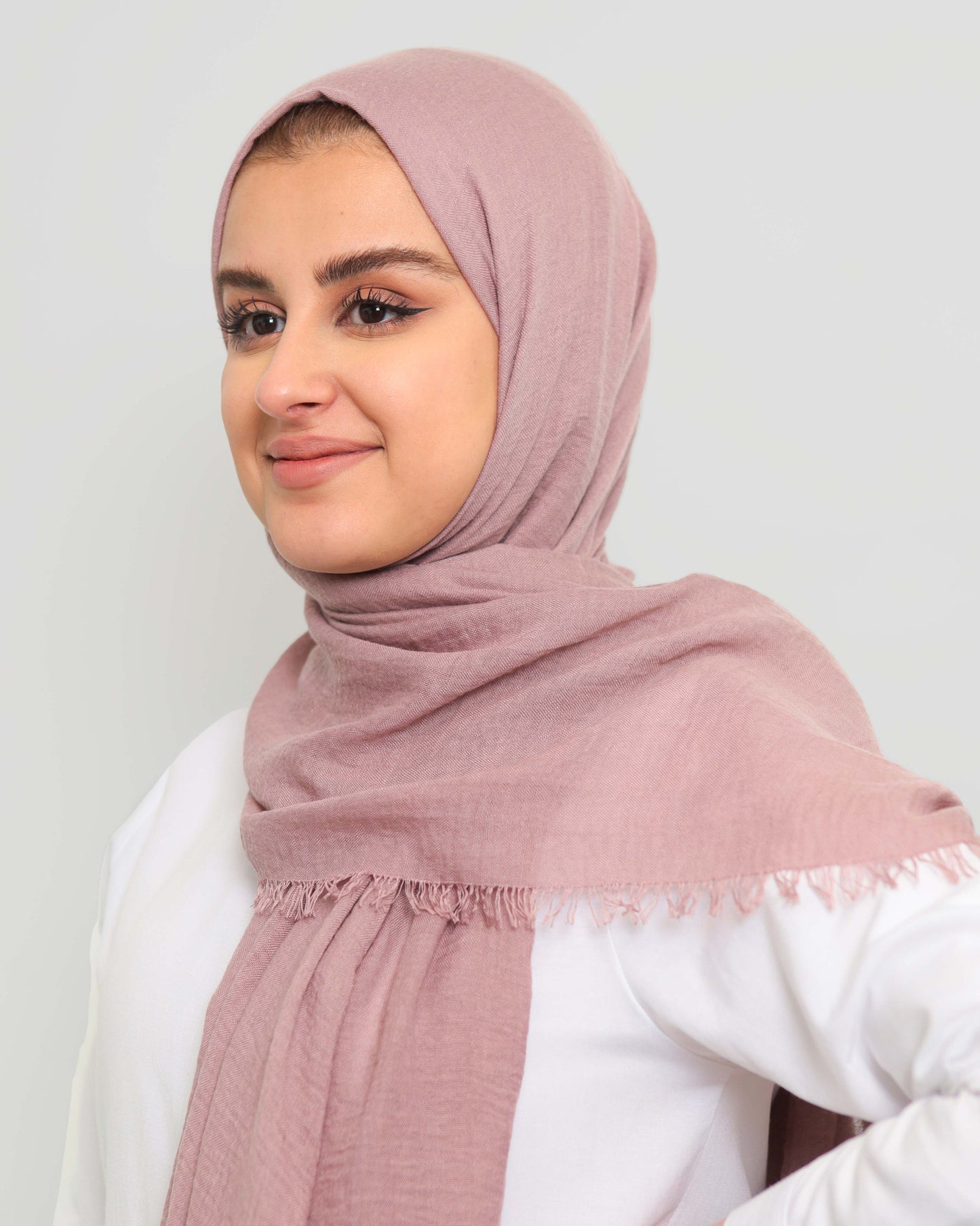 Hijab - Crinkle cotton - Mauve