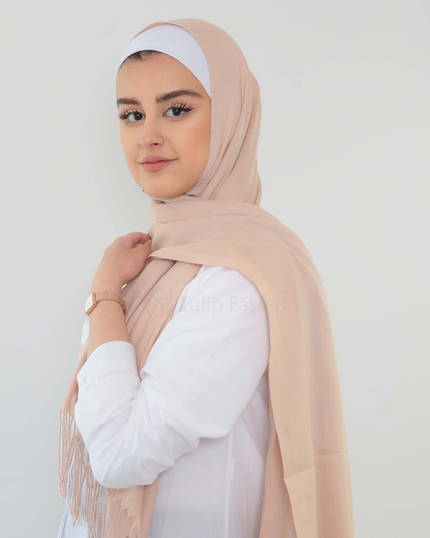 Hijab - Pashmina - Nude Beige