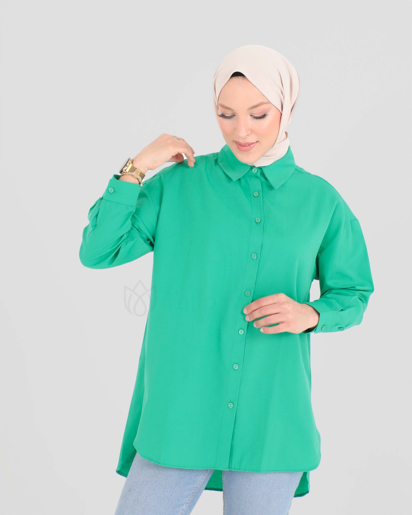 Long-sleeved Shirt - Green