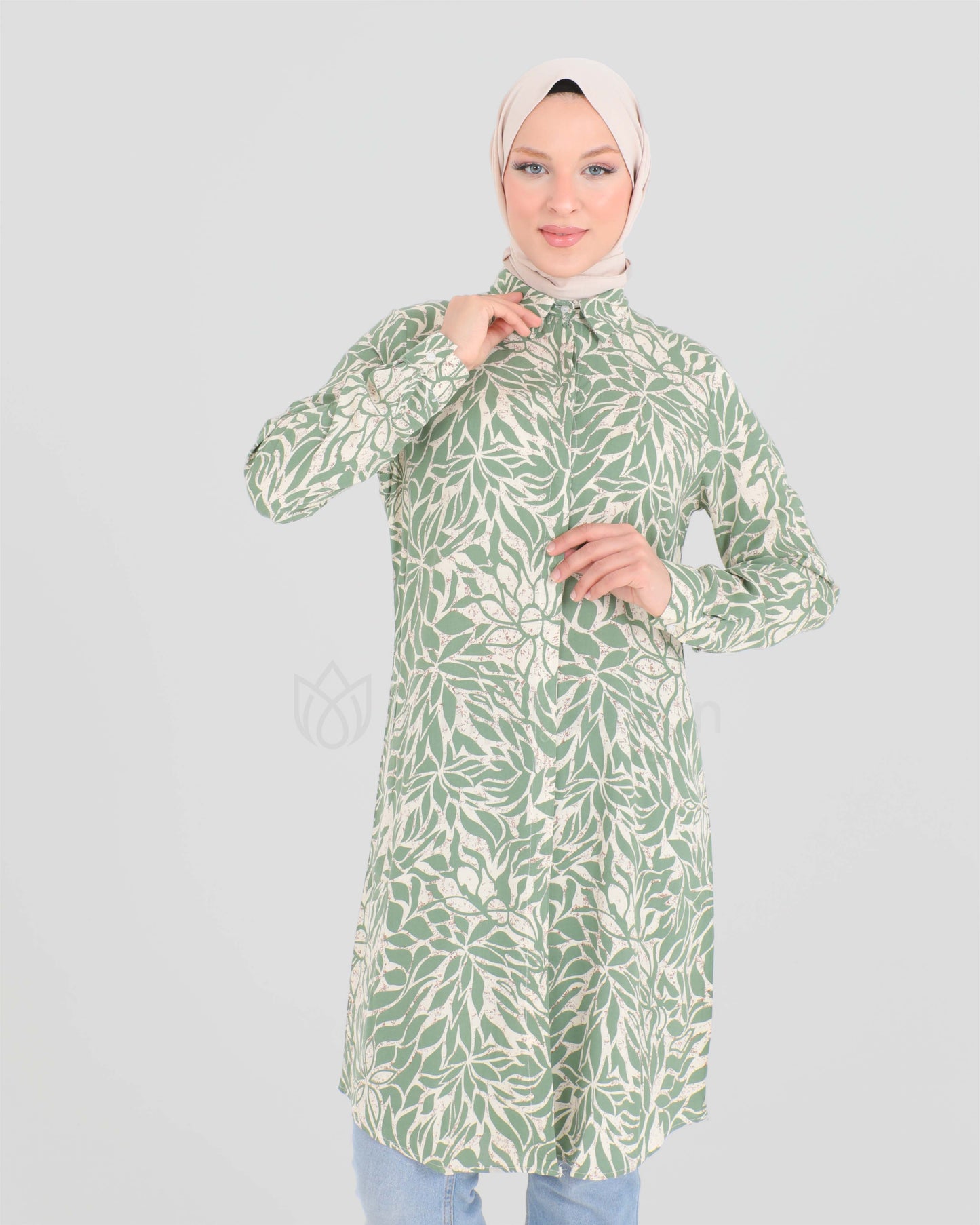 Long-sleeved Shirt - Green