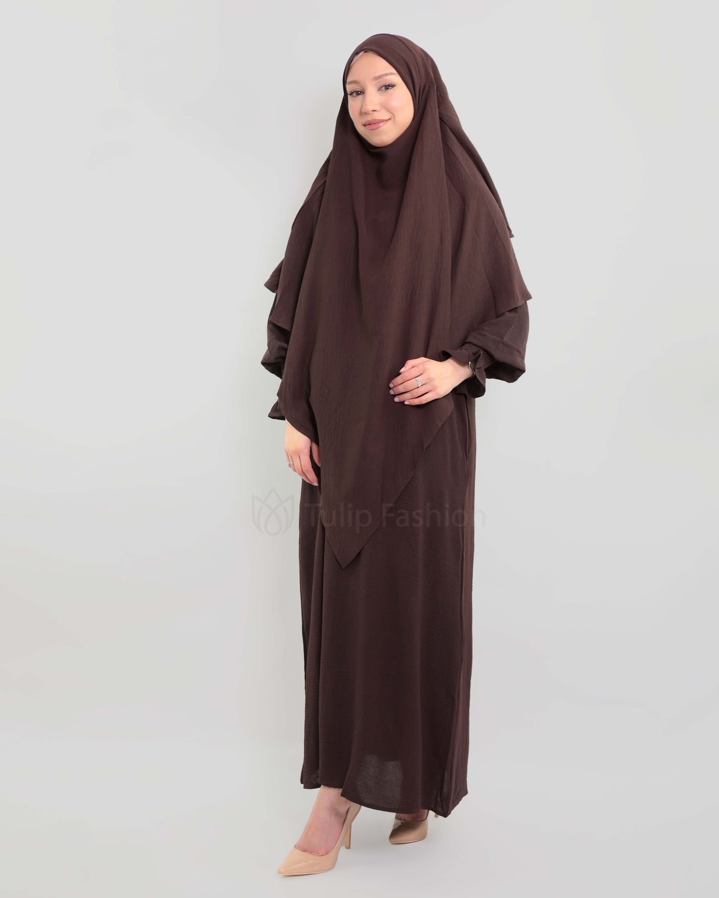 Maryam Abaya - Dark Brown