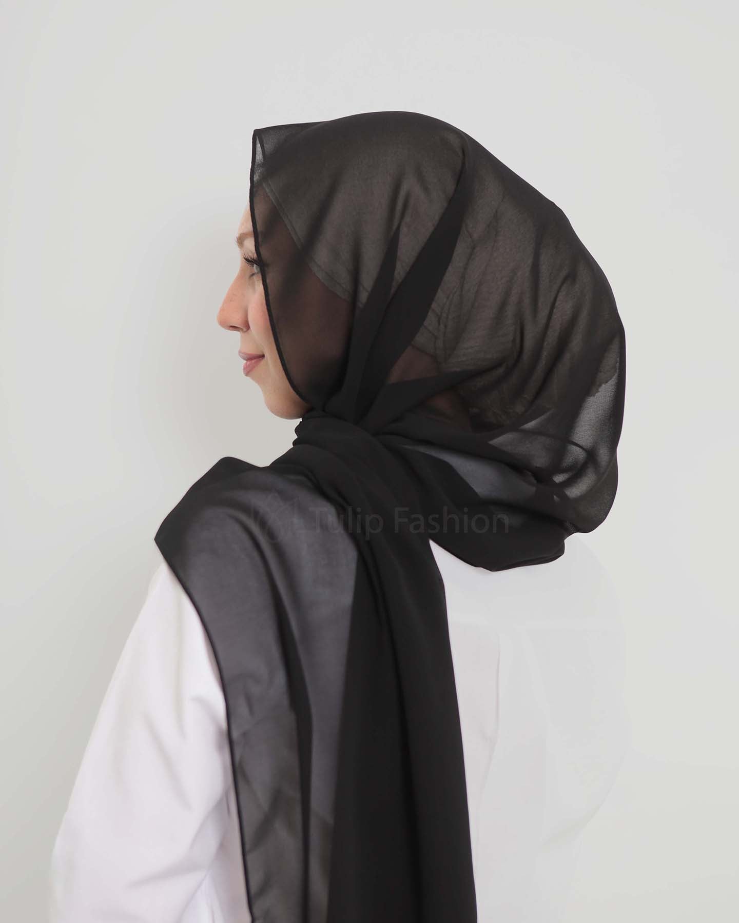 Hijab - The Daily Chiffon - Black