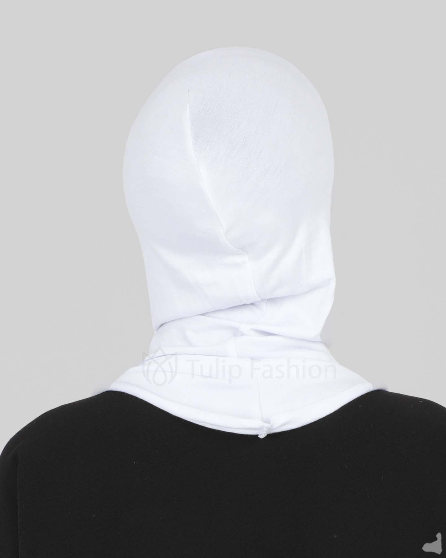 Hijab - Stretch Jersey One Piece - White