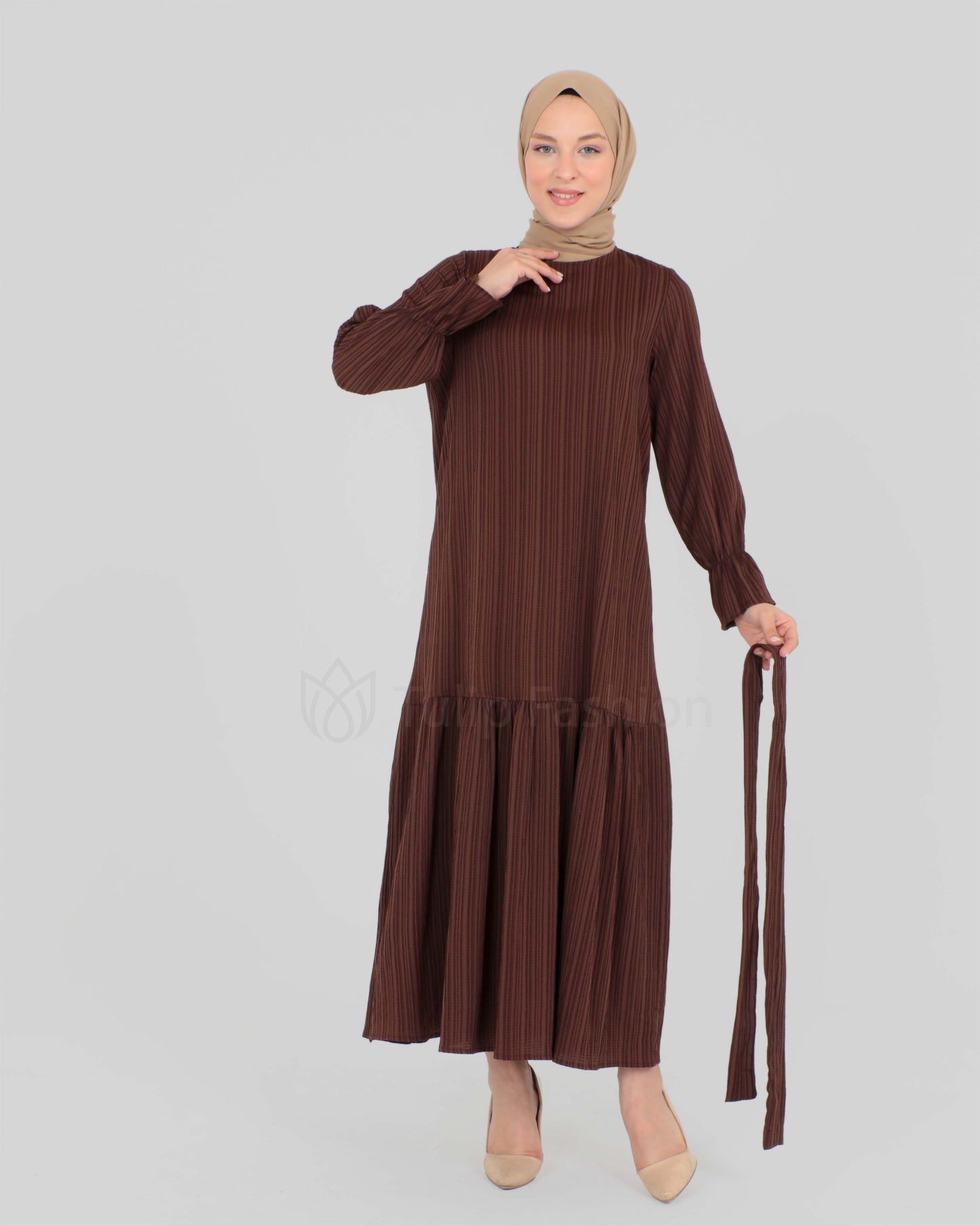 Day Dress - Brown