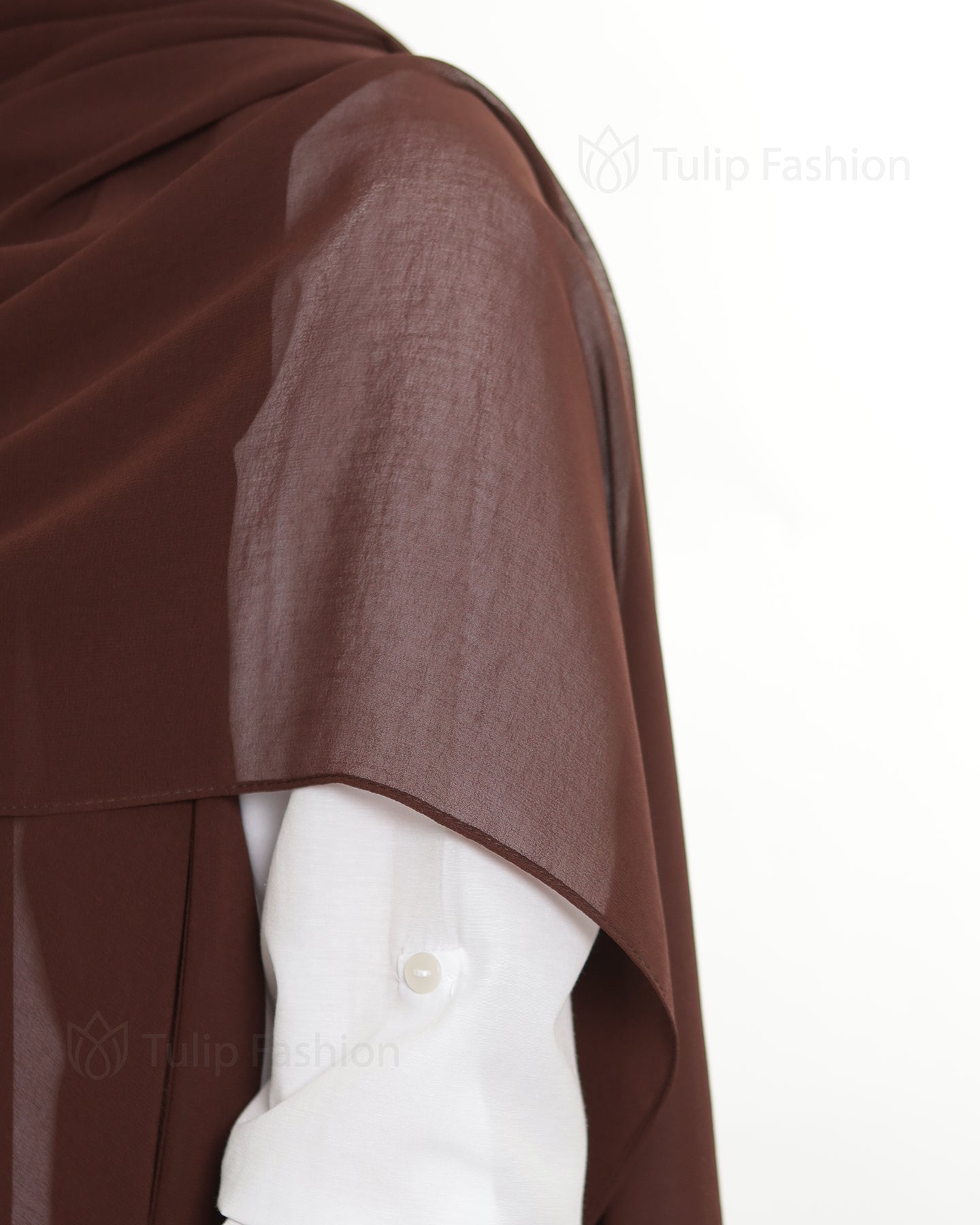 Hijab - The Daily Chiffon - Dark Brown