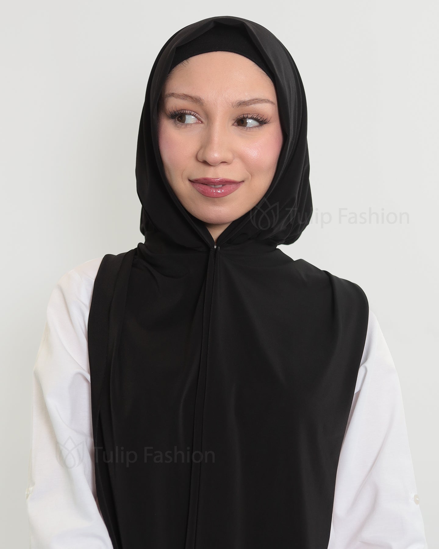 Hijab - Instant Lycra - Black