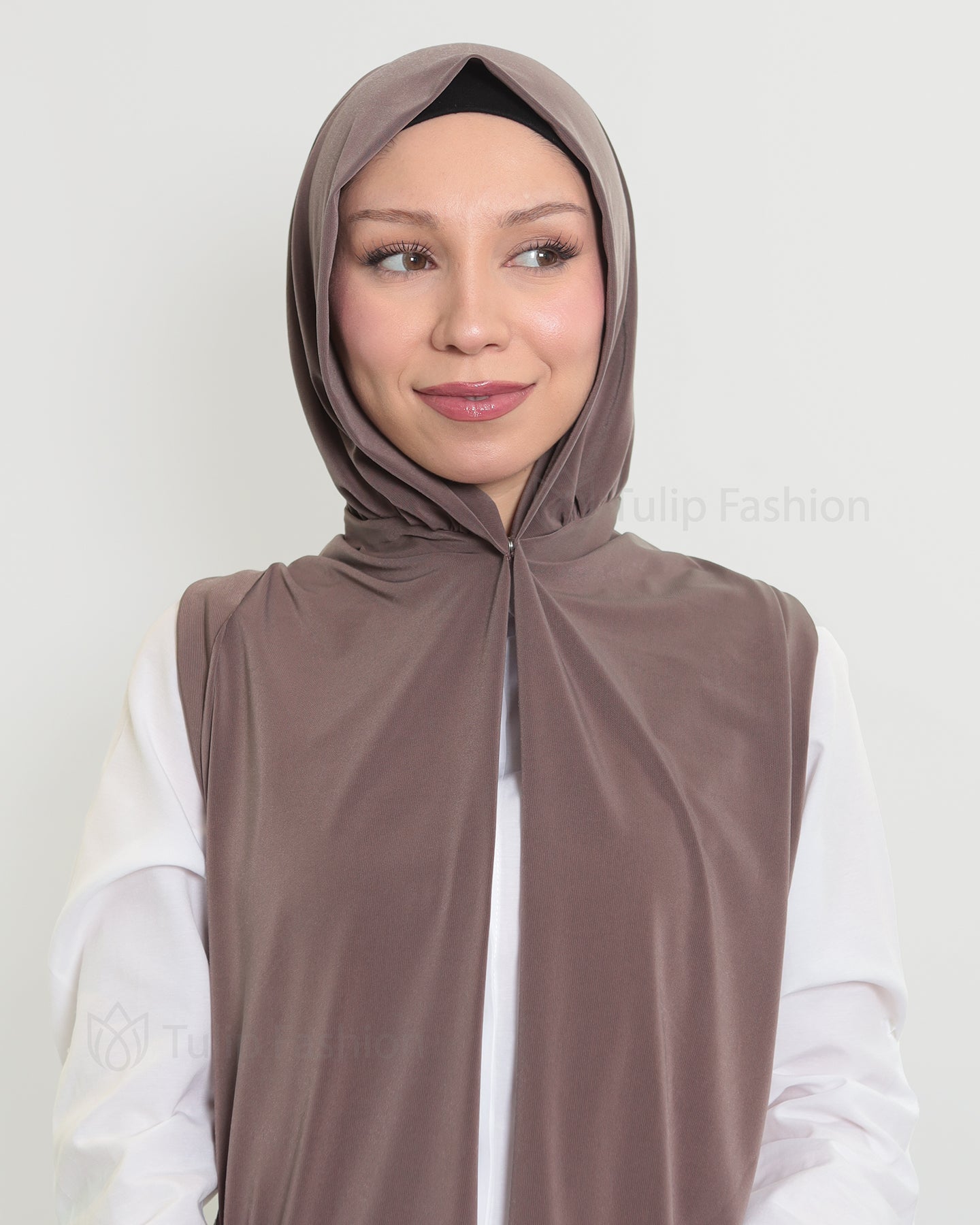 Hijab - Instant Lycra - Dark Purple