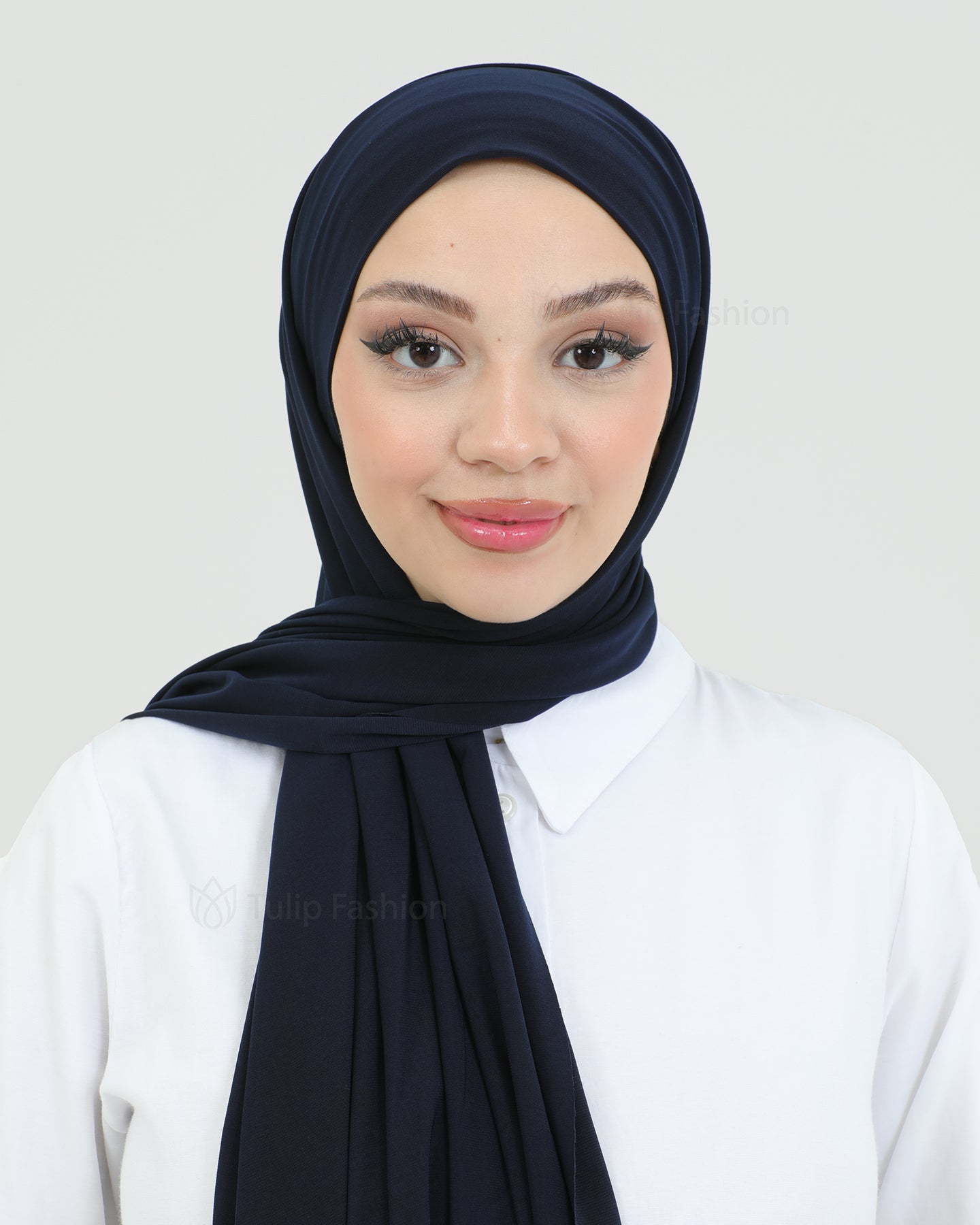 Hijab - Instant lycra with band - Midnight Blue