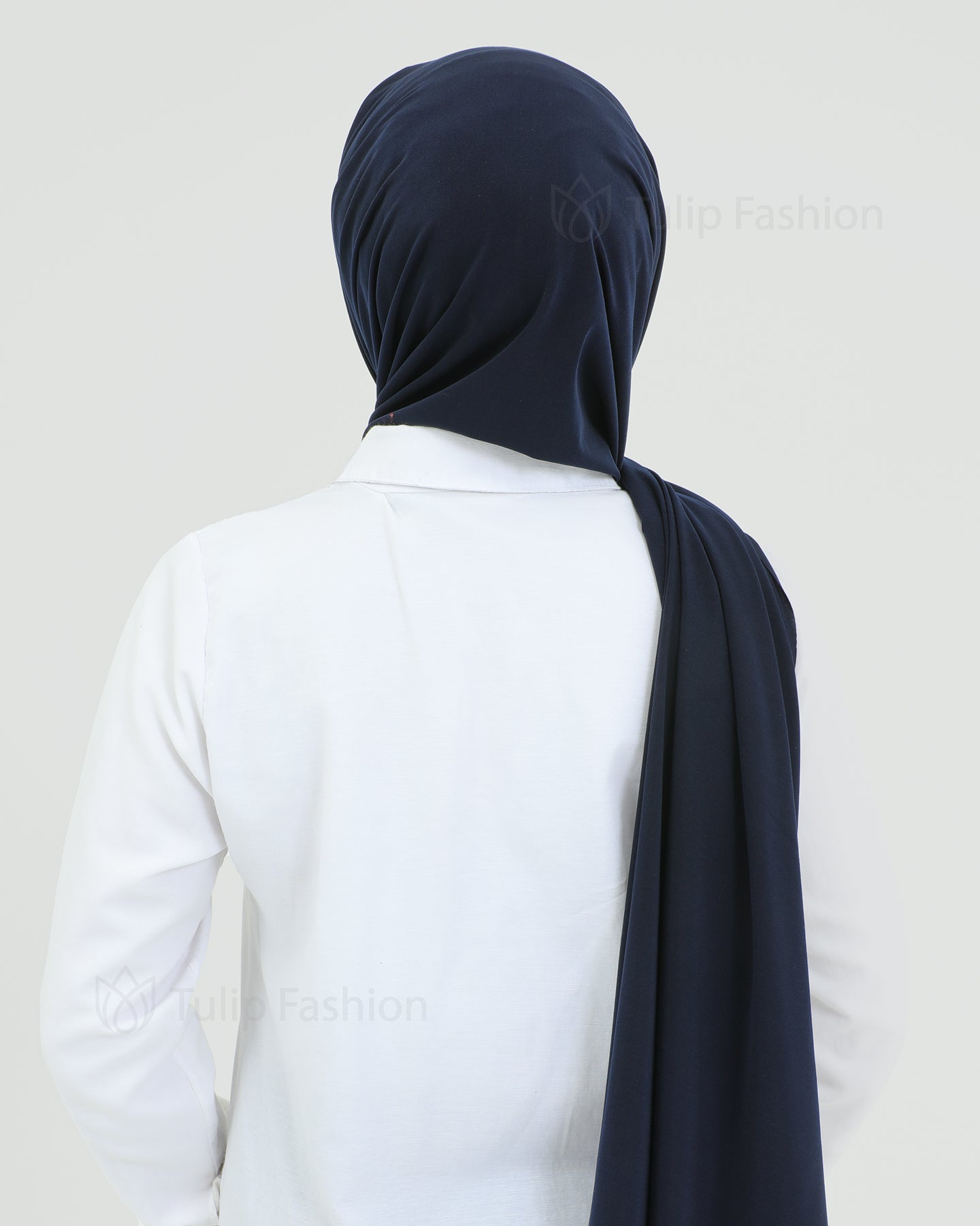 Hijab - Instant lycra with band - Midnight Blue