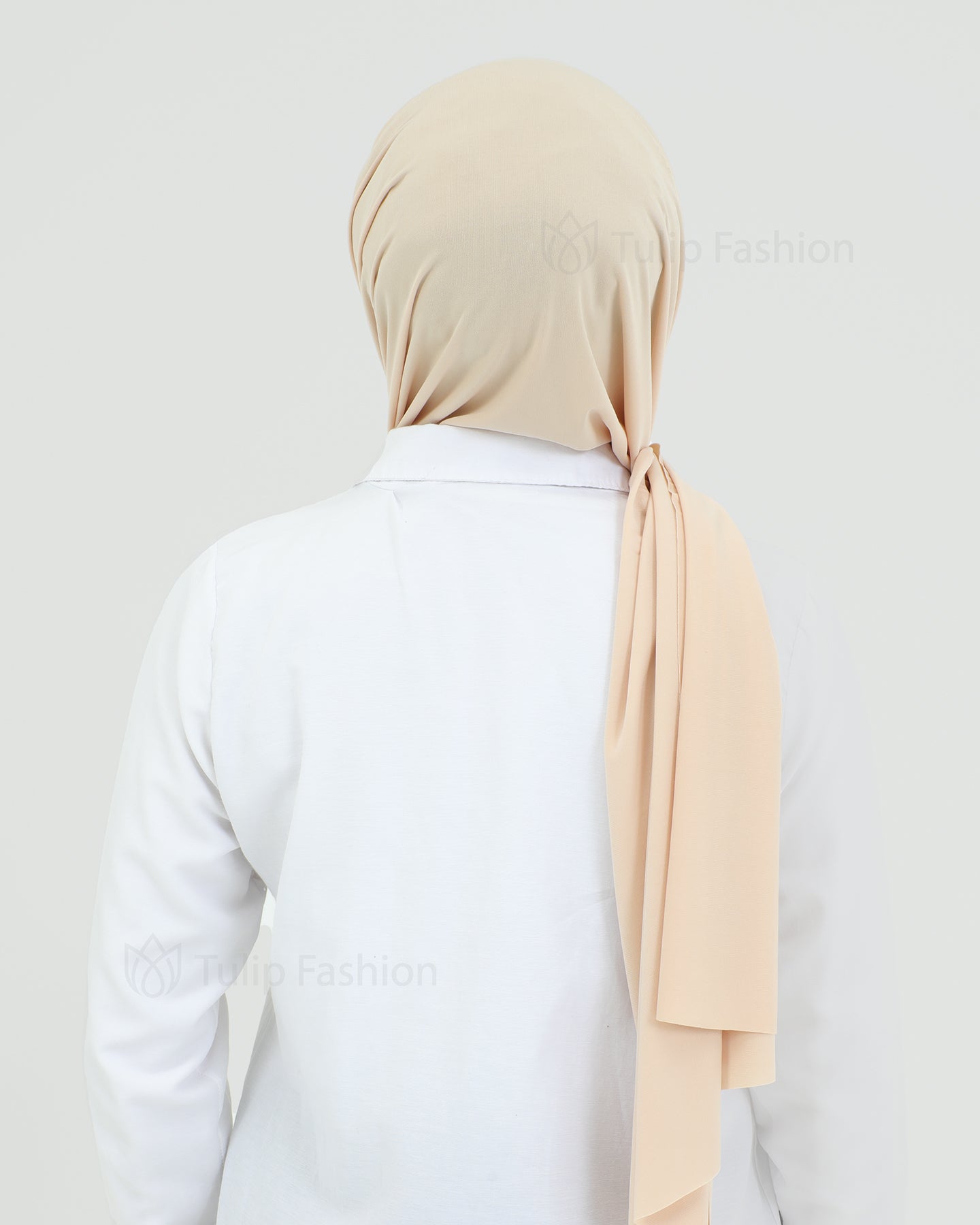 Hijab - Instant lycra with band - Camel Beige