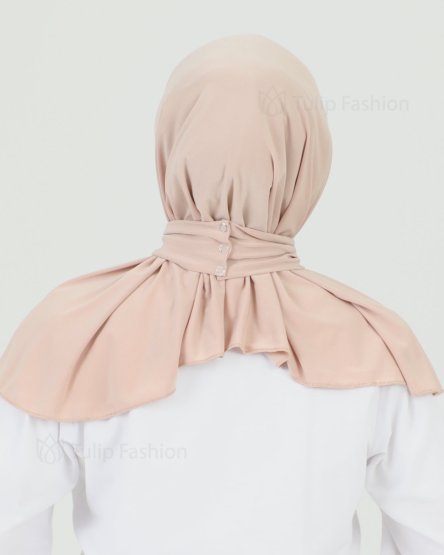 Hijab - Instant Lycra Leaf - Beige