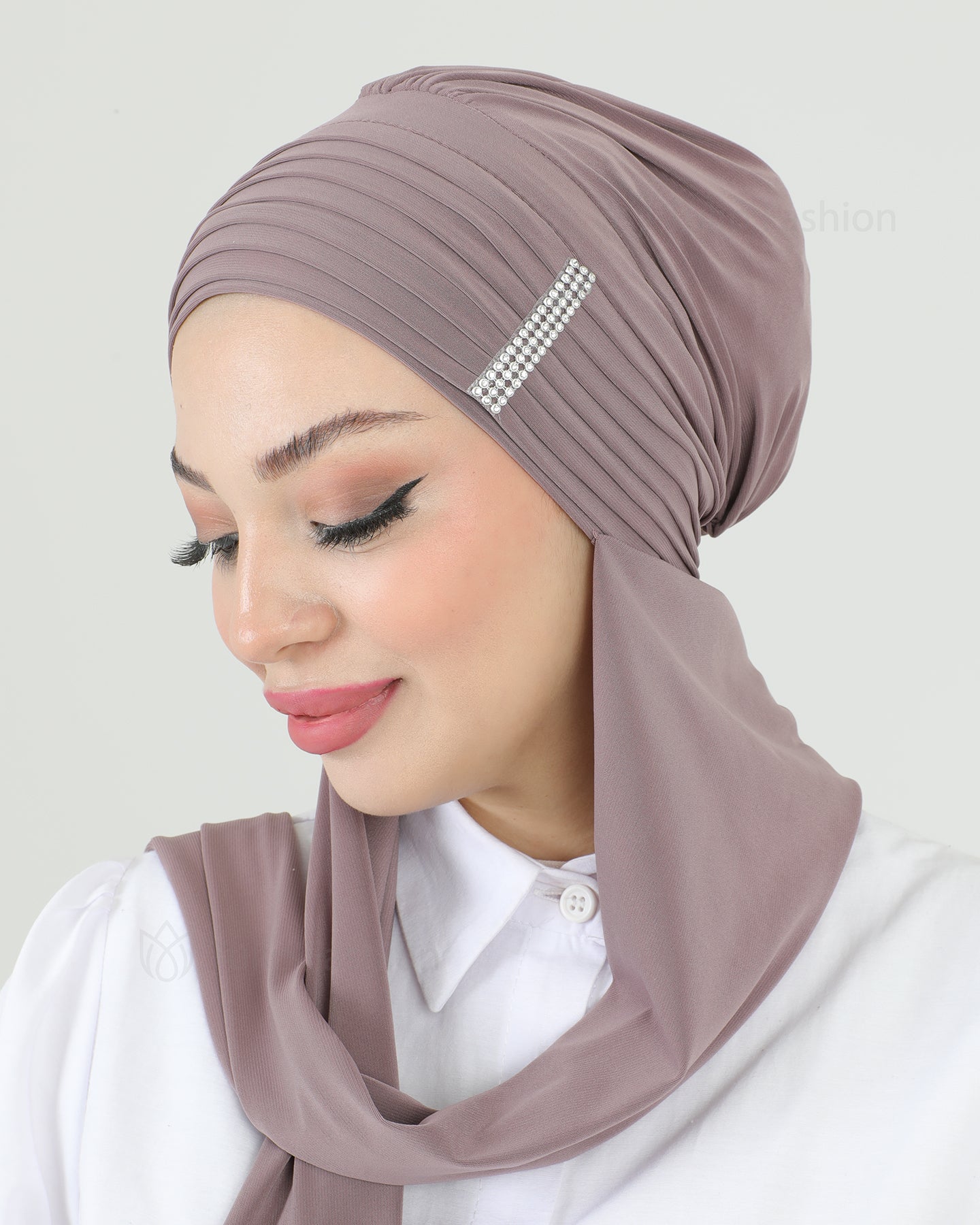 Turban - Saria - Old Mauve