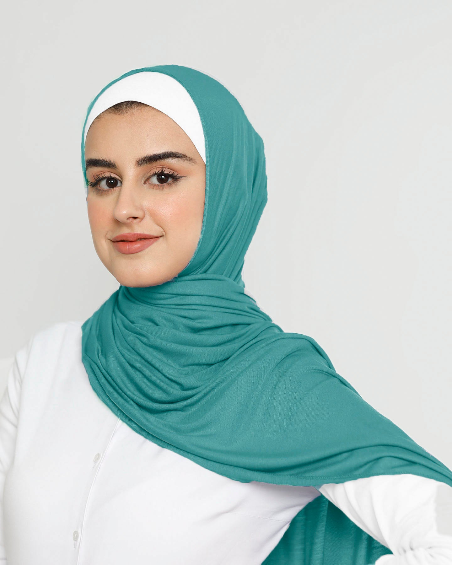 Hijab - Stretch Jersey - Turquoise