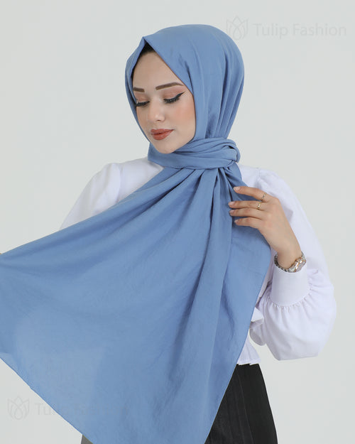 Hijab - Woven - Ocean Blue