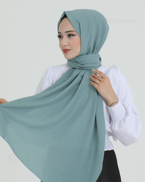 Hijab - Woven - Pistachio green