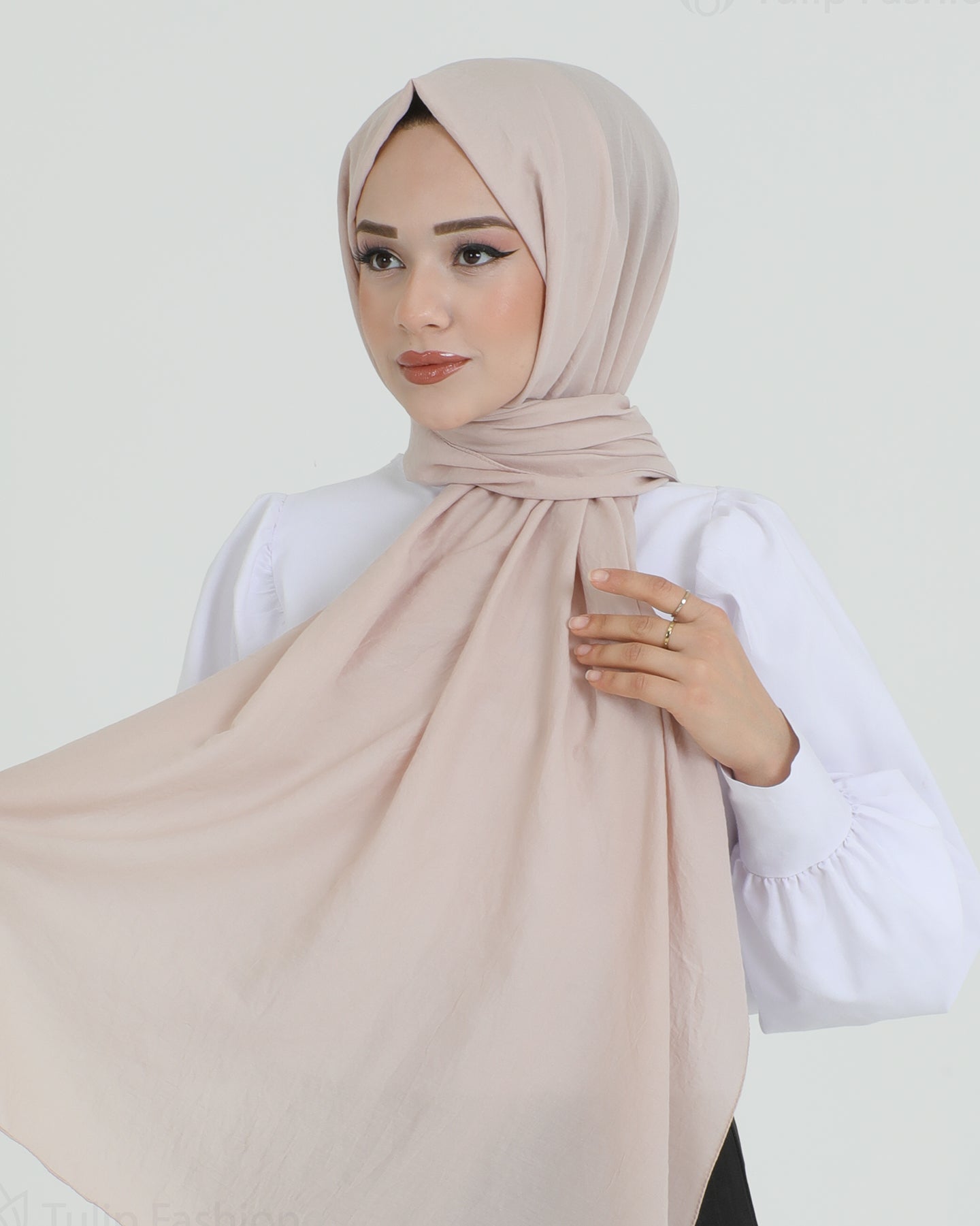 Hijab - Woven - Beige