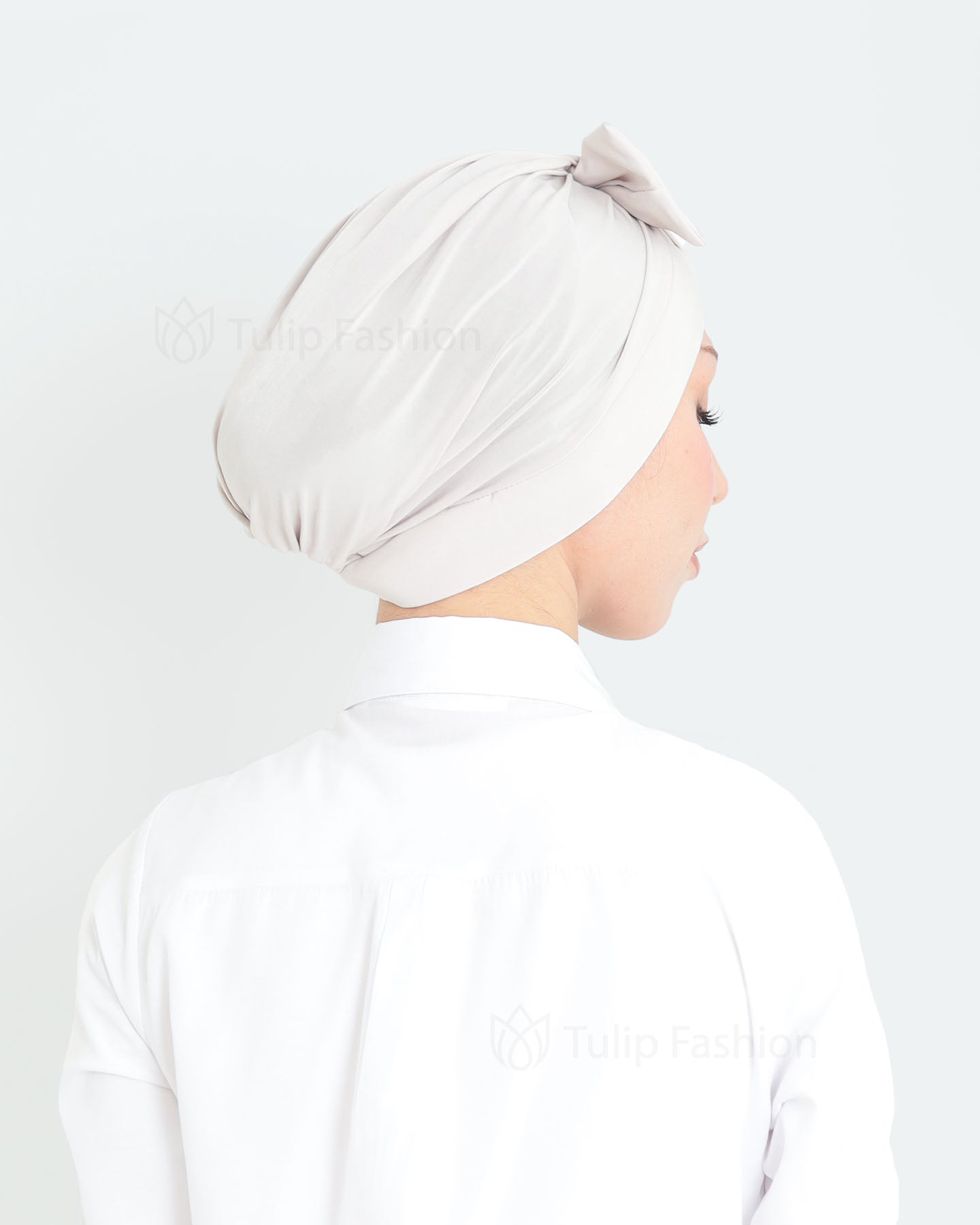 Turban - Selin - Pearl White