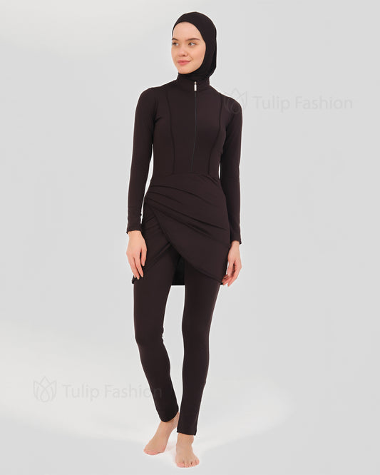 Muslim Swimsuit with hijab - Black