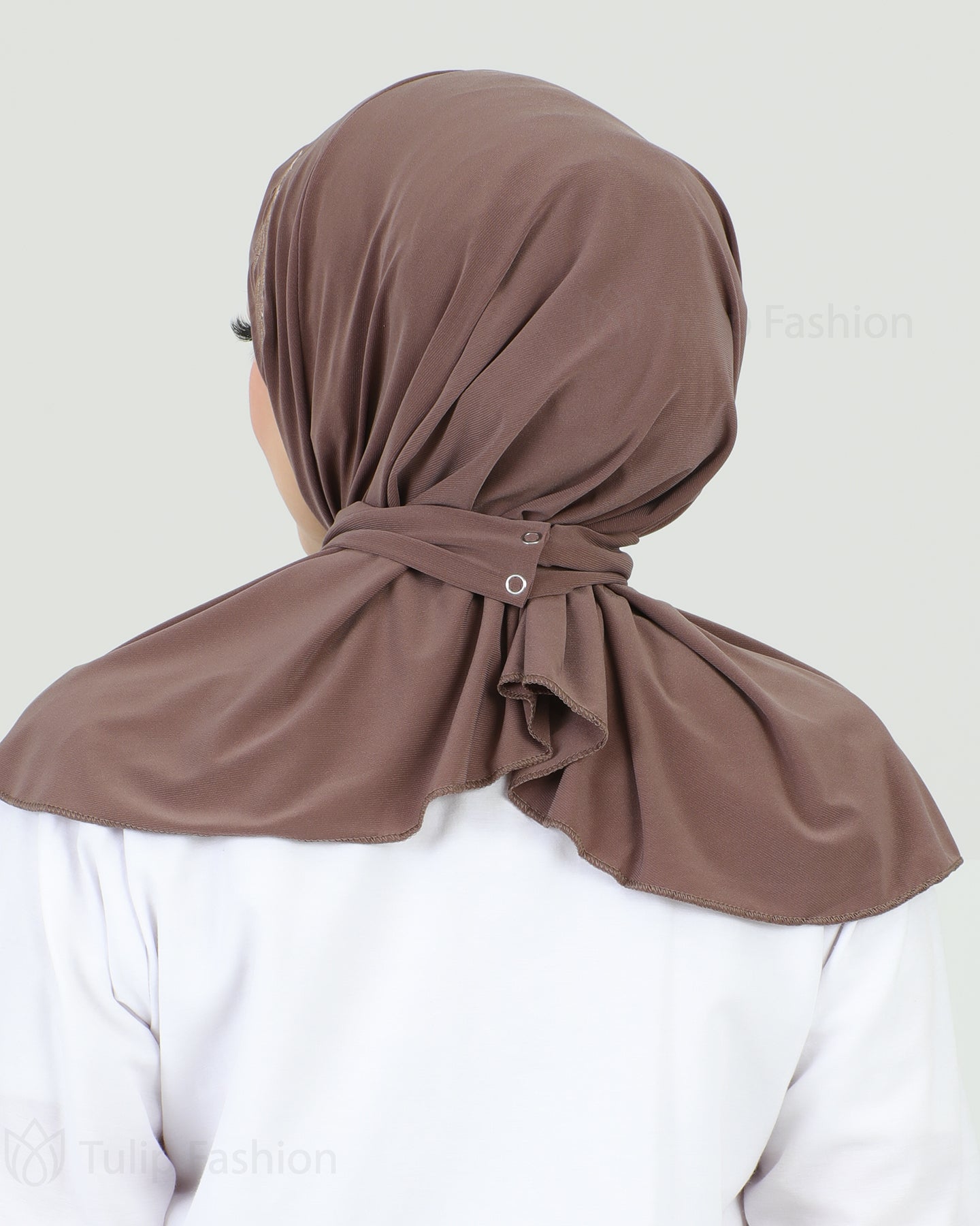 Hijab - Instant Lycra Leaf - Old Mauve
