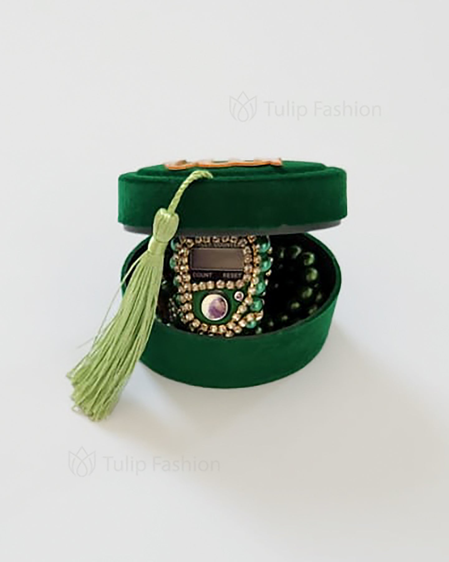 Rosary misbaha 99 beads with digital counter set