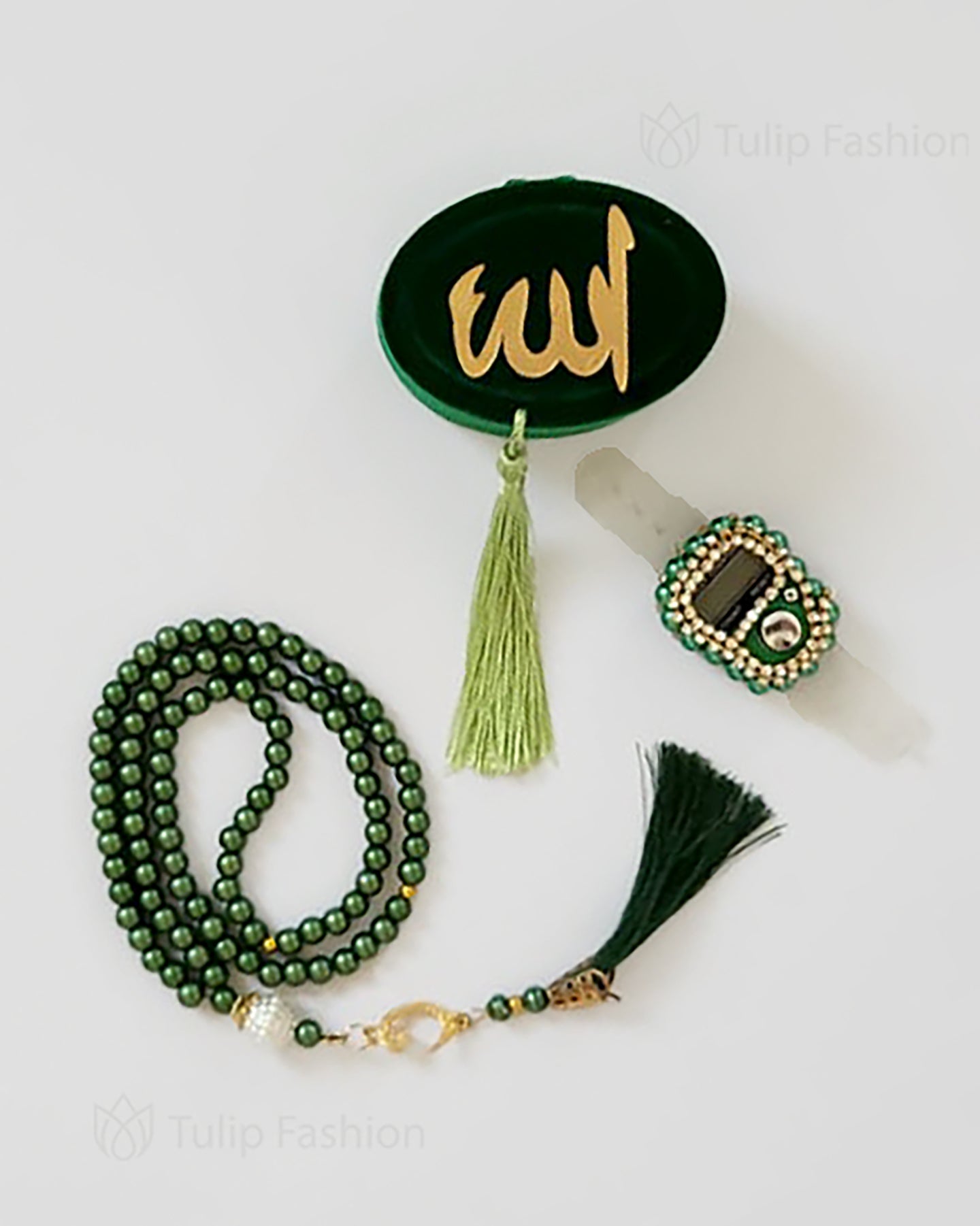 Rosary misbaha 99 beads with digital counter set