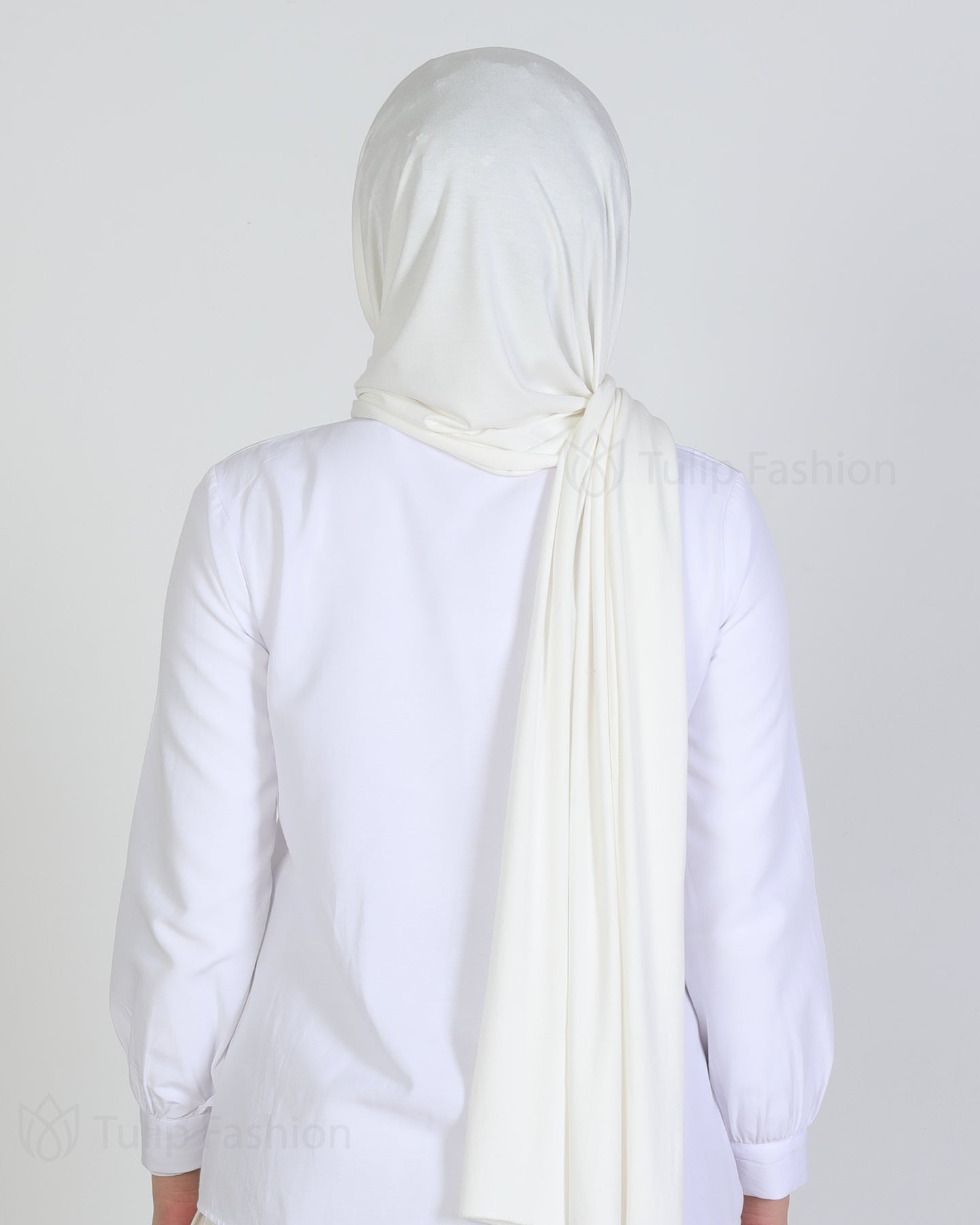 Hijab - Jersey with band - Off-White