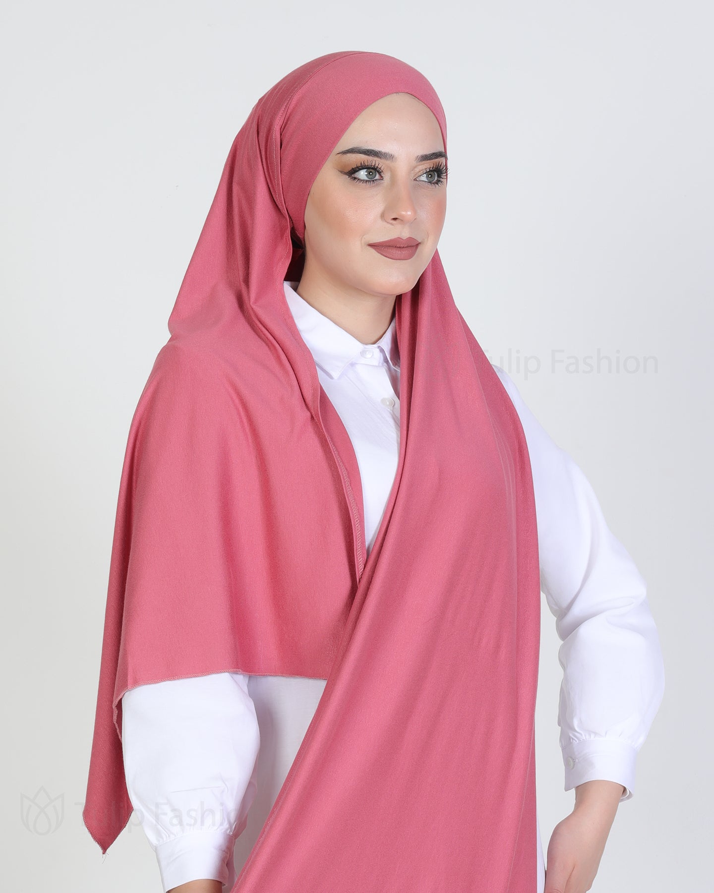 Hijab - Jersey with band - Pink