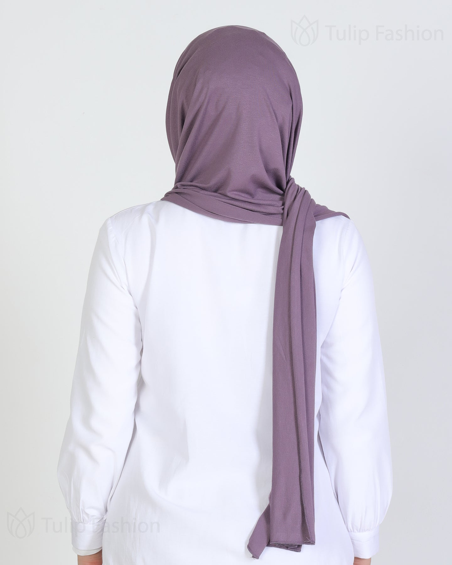 Hijab - Jersey with band - Purple