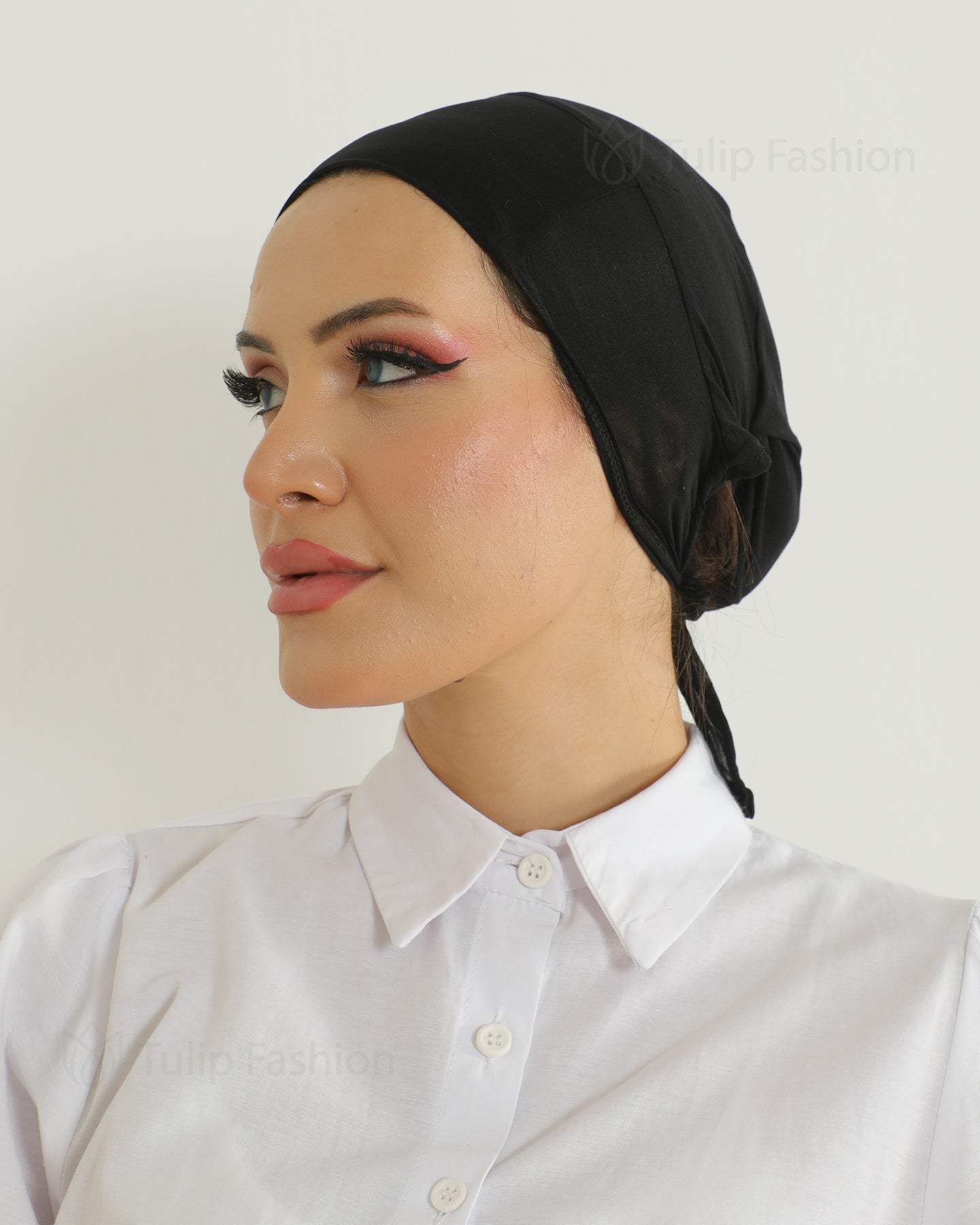 Underscarf - Mesh Breathable Tie-back - Black