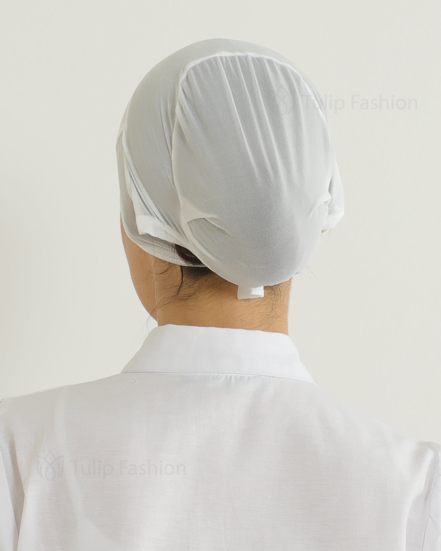 Underscarf - Mesh Breathable Tie-back - White
