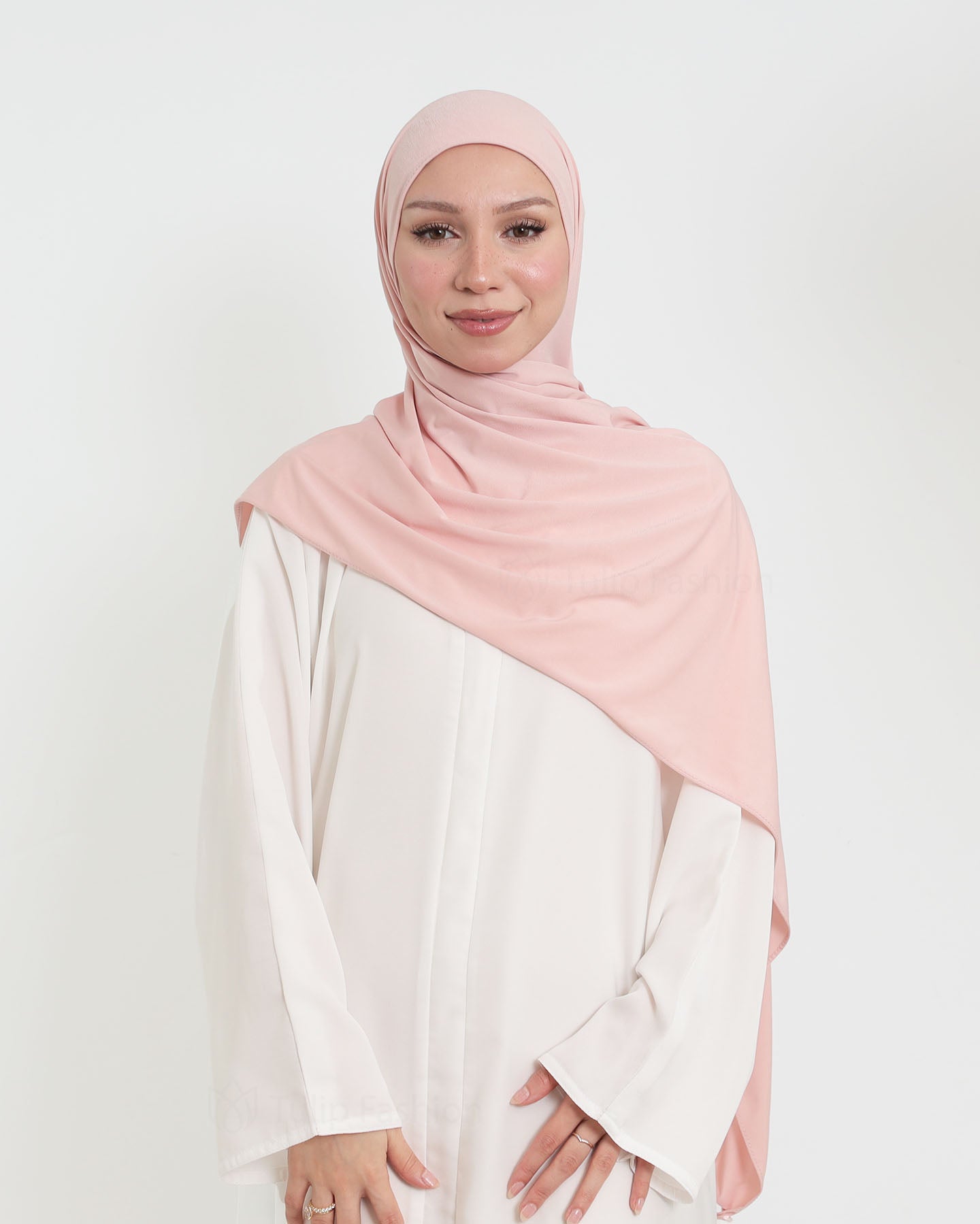 Hijab - Lycra - Light pink
