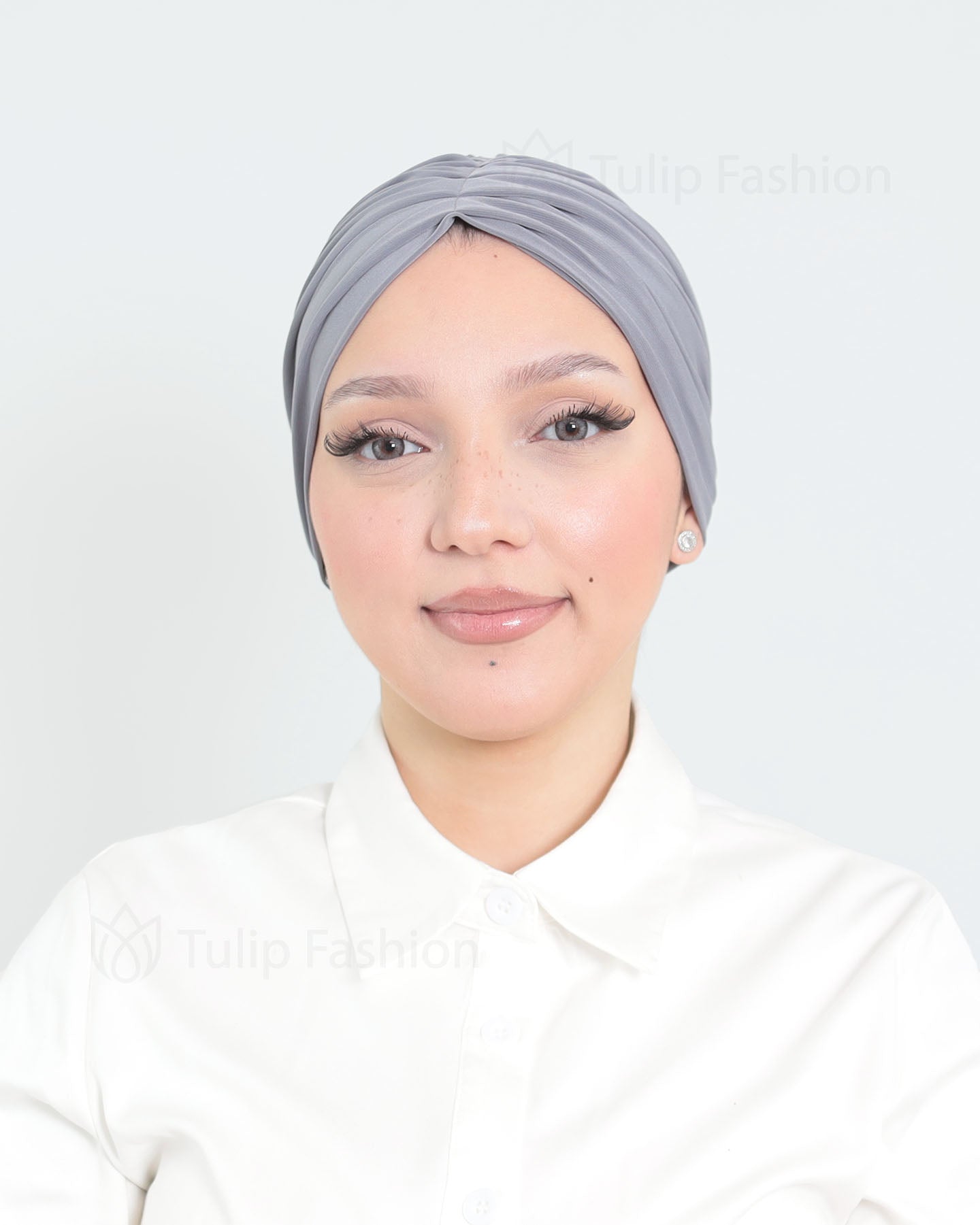 Turban - Lotus - Gray