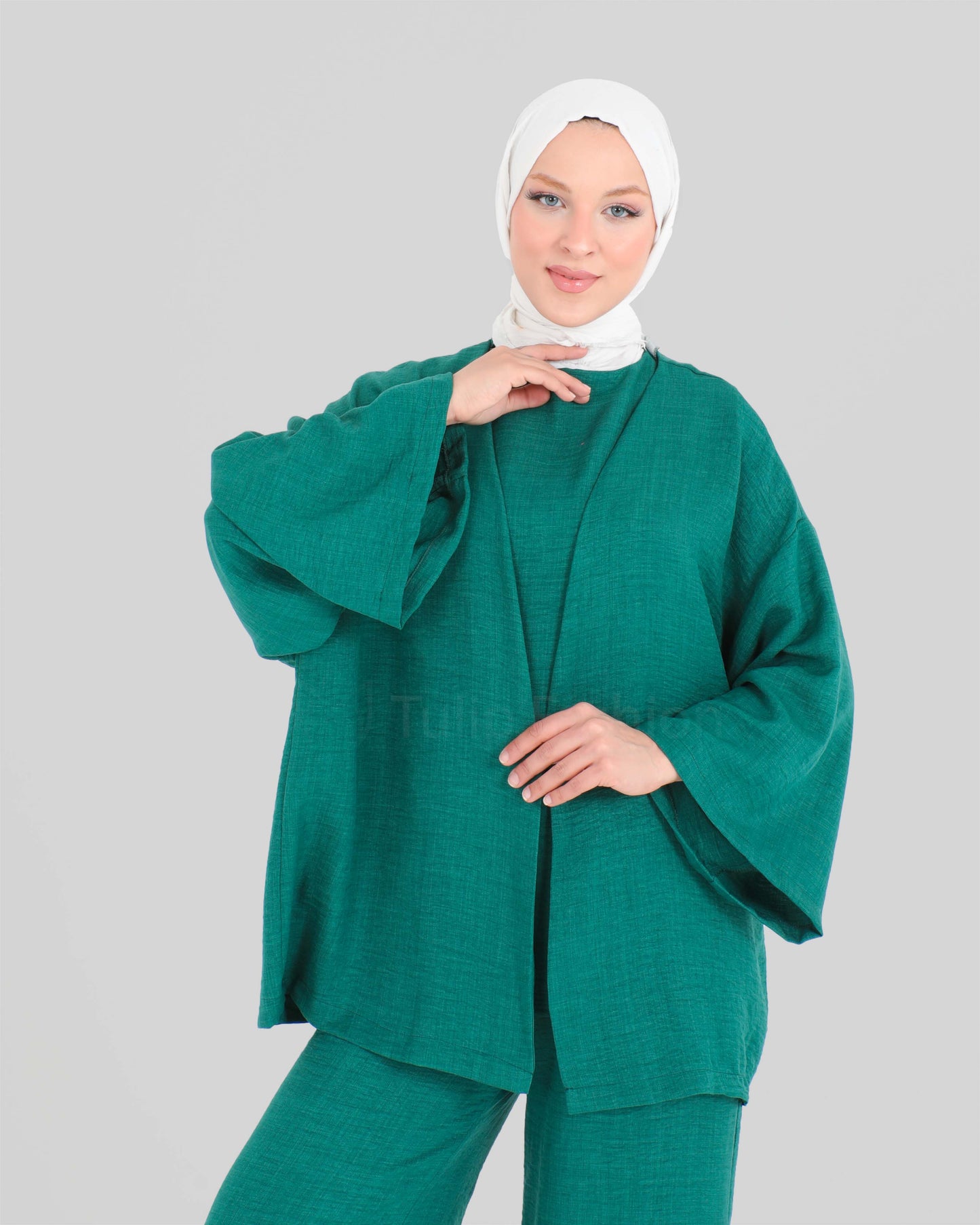 Cardigan set 3-piece - Green