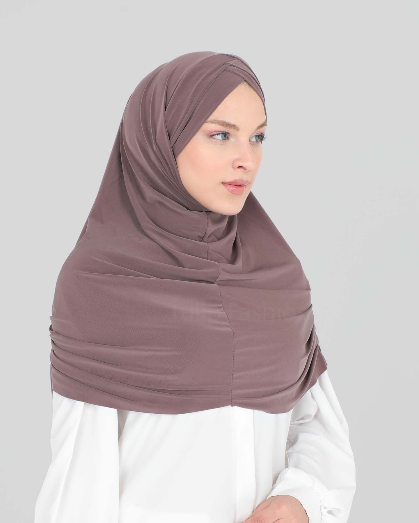 Hijab - Al Amira cross with cap - Mauve