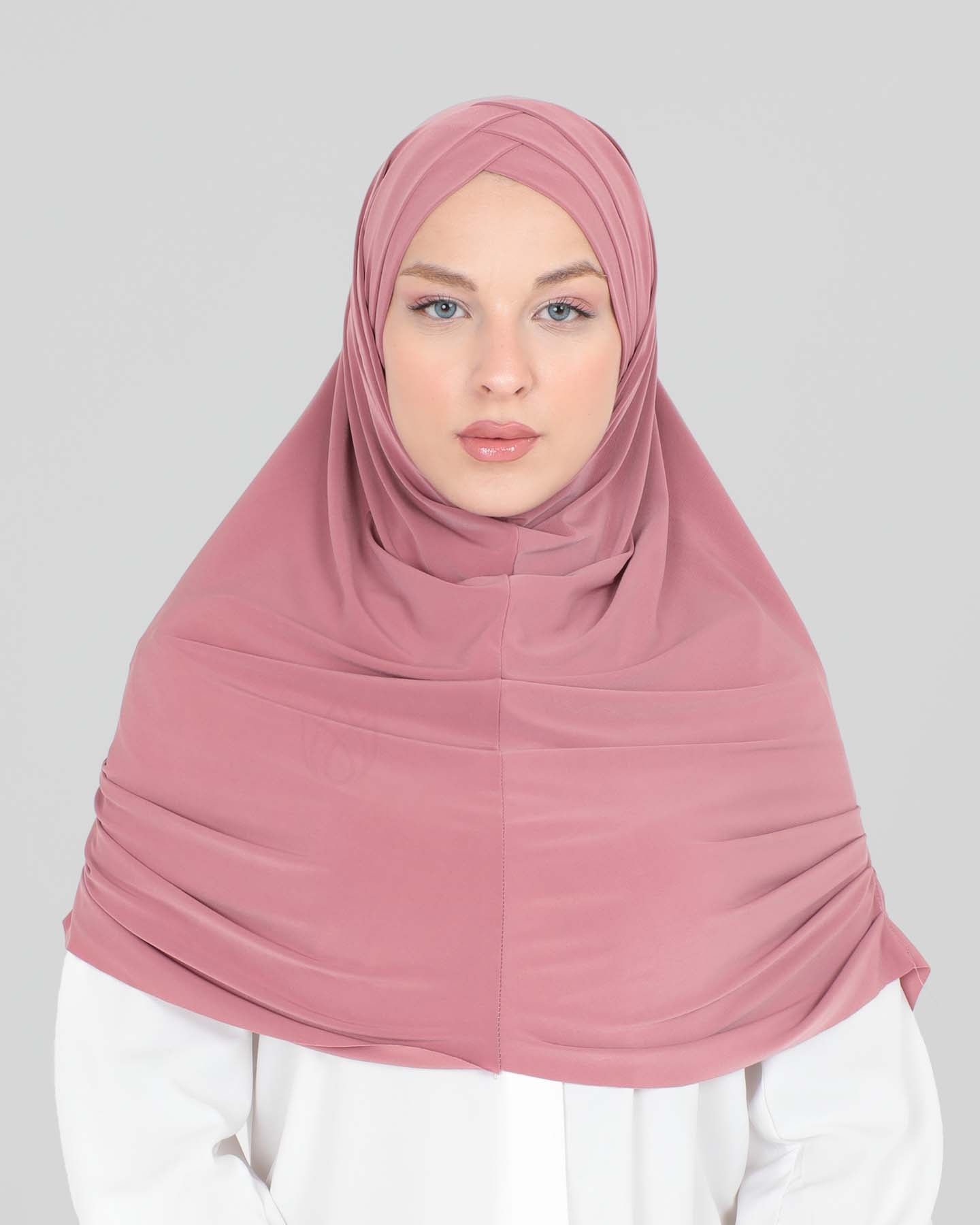 Hijab - Al Amira cross with cap - Pink