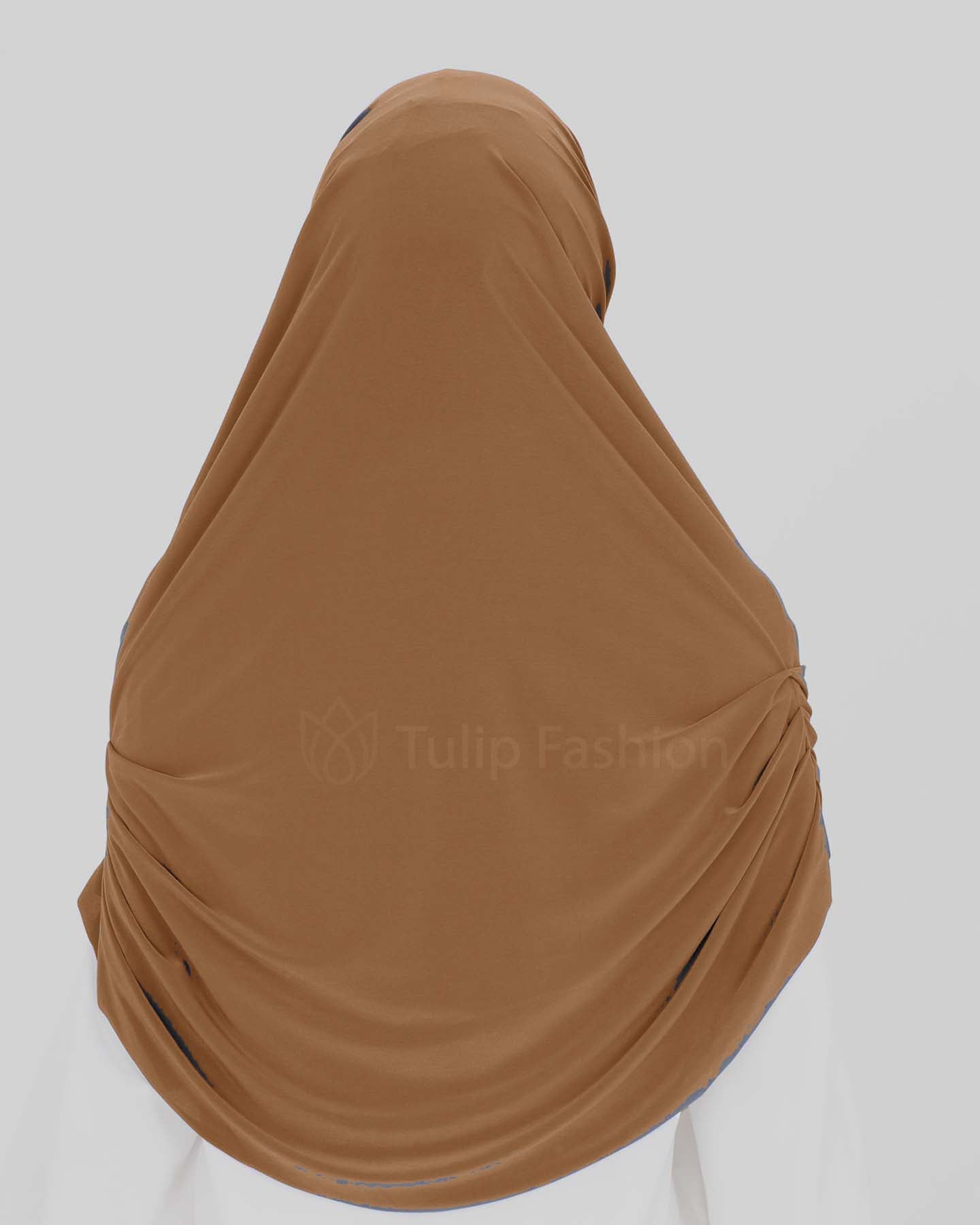 Hijab - Al Amira cross with cap - Caramel Brown