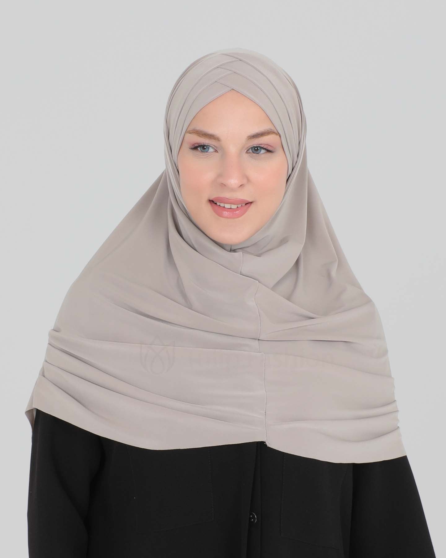 Hijab - Al Amira cross with cap - Taupe