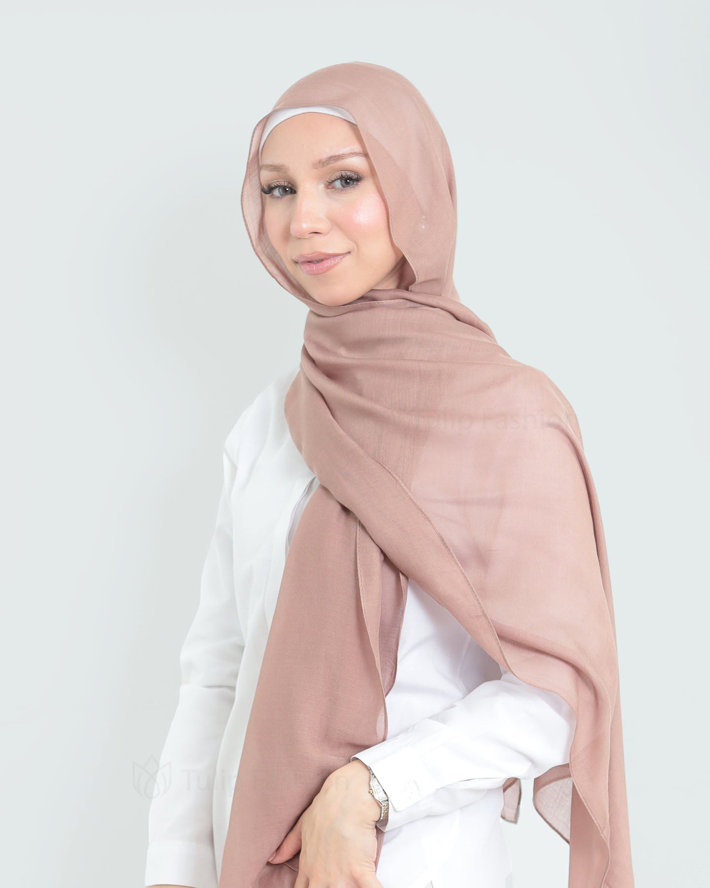 Hijab - Thin Modal - Walnut Brown