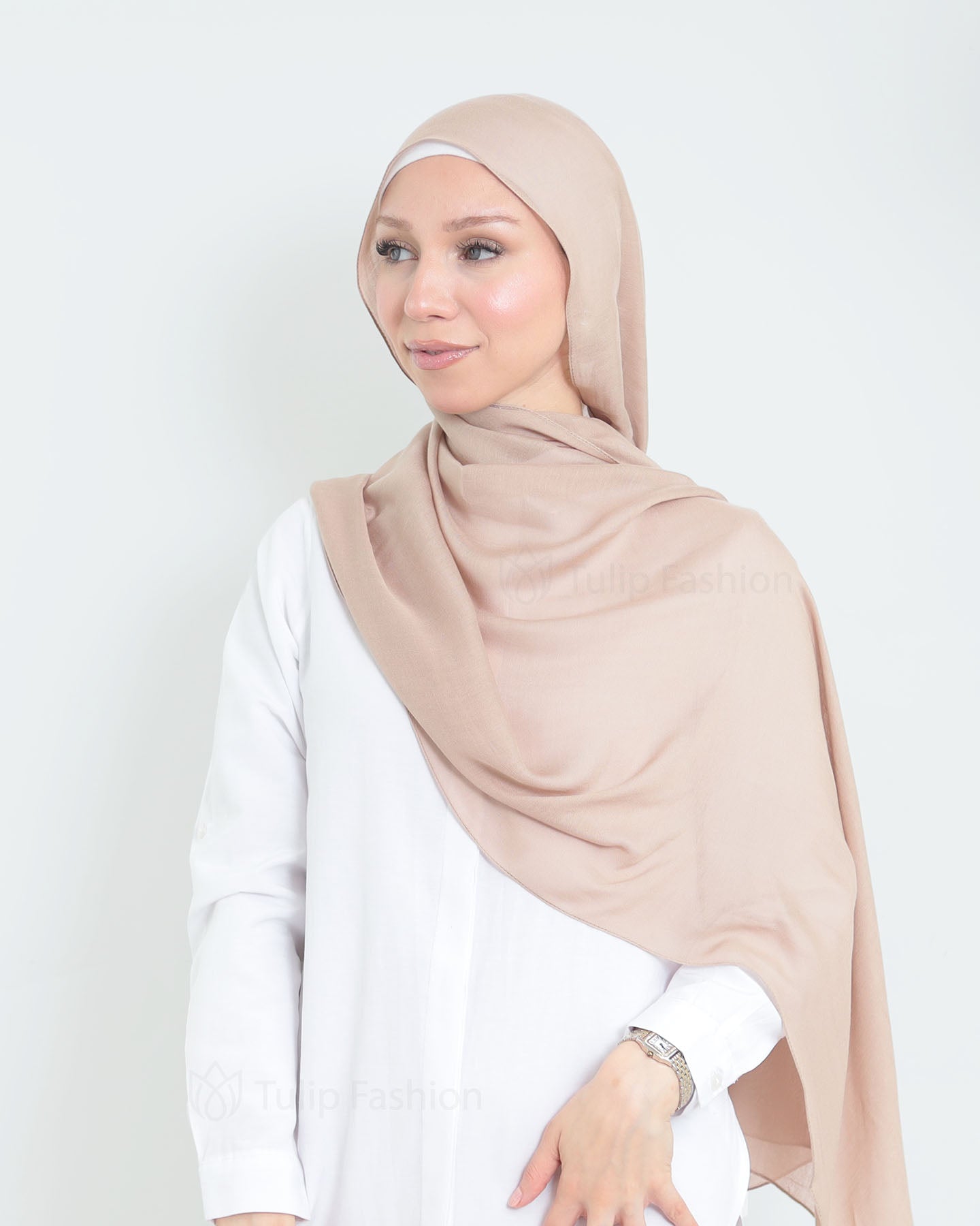 Hijab - Thin Modal - Hazel Brown