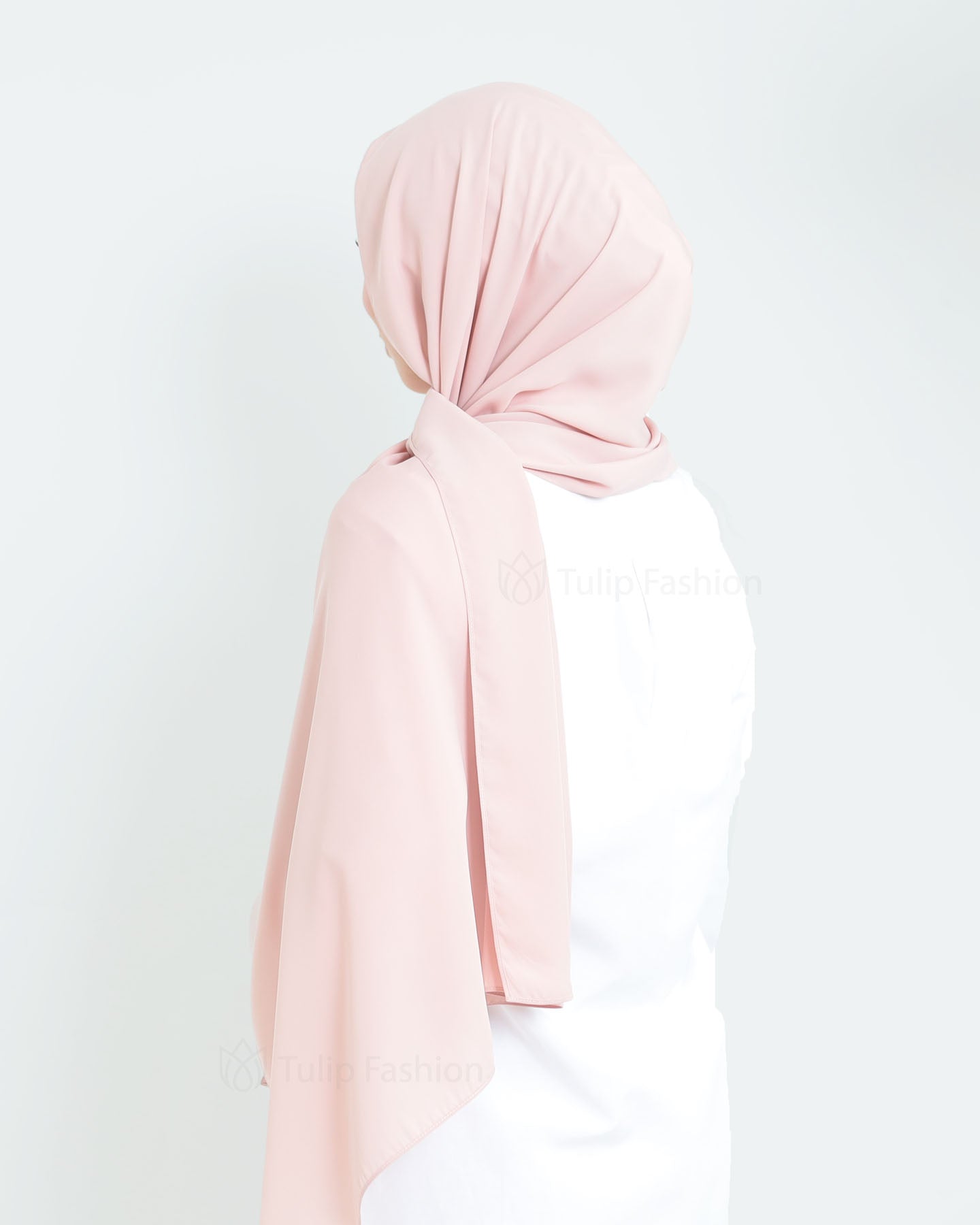 Hijab - Medina Luxury Chiffon - Powder Pink