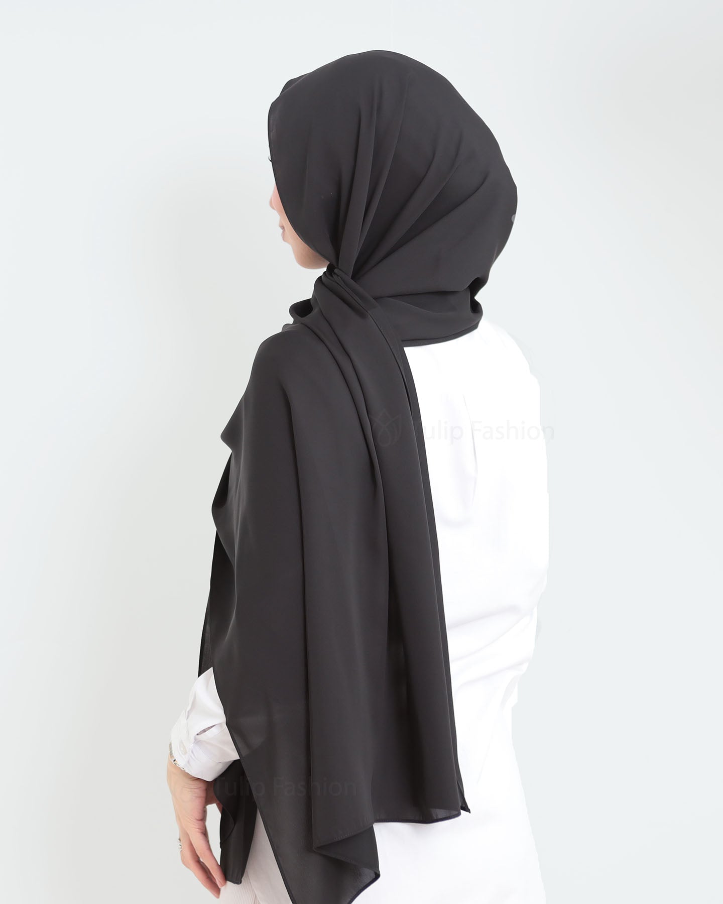 Hijab - Medina Luxury Chiffon - Black