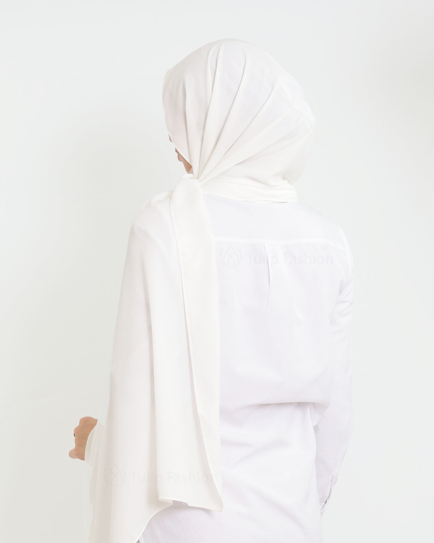 Hijab - Medina Luxury Chiffon - White