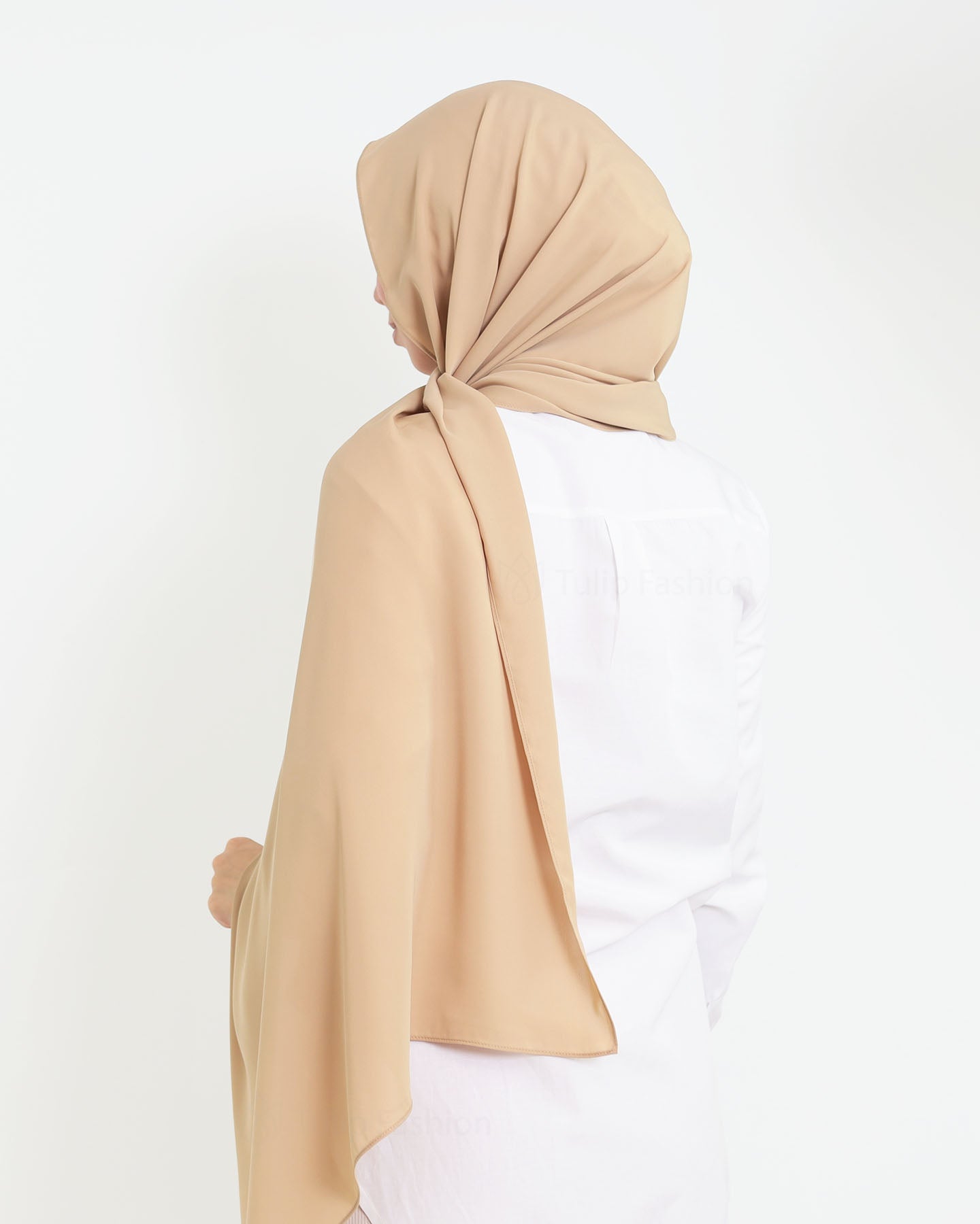 Hijab - Medina Luxury Chiffon - Nude Beige