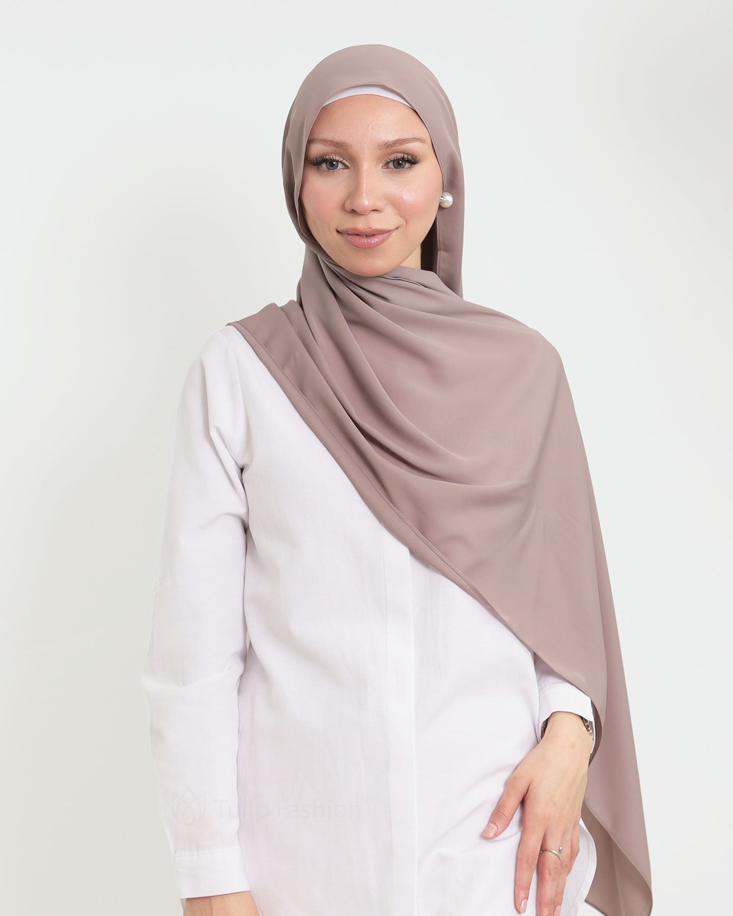 Hijab - Medina Luxury Chiffon - Taupe
